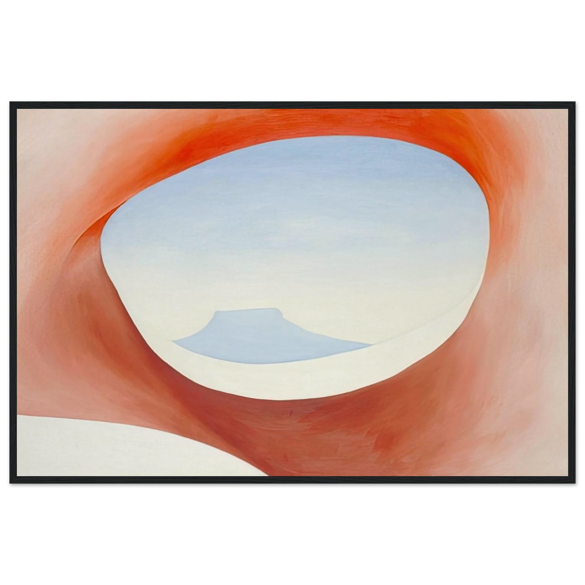 Pedernal - From the Ranch I Framed Poster | Georgia O'Keeffe Framed Prints Wall Art | Georgia O Keeffe Prints