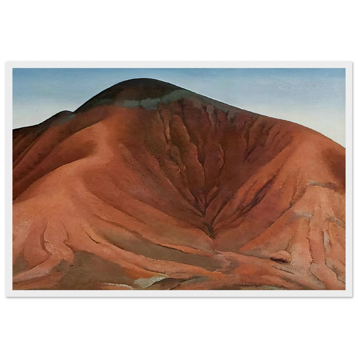Small Purple Hills Framed Poster | Georgia O'Keeffe Framed Prints Wall Art | Georgia O Keeffe Prints