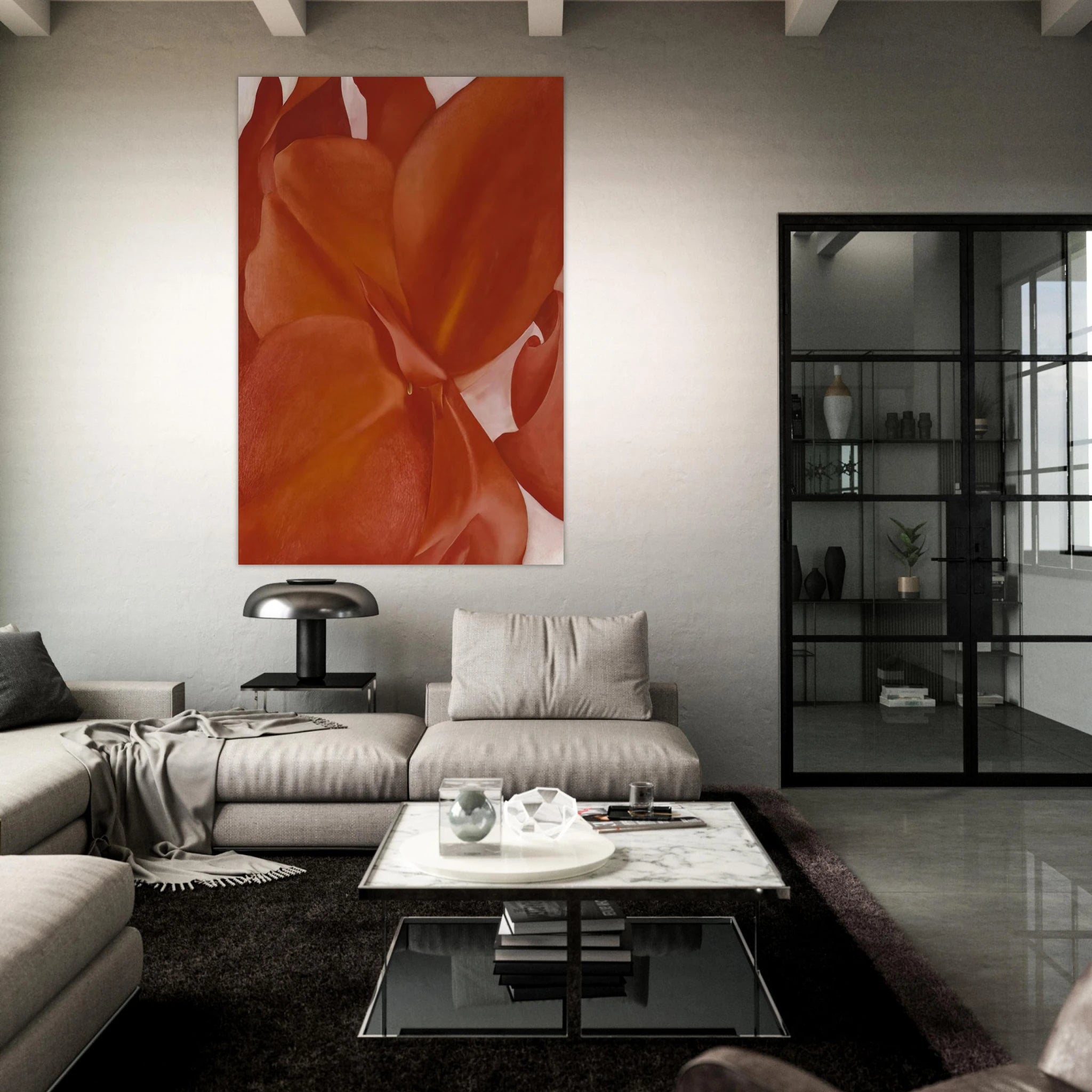 Red Cannas Poster | Georgia O'Keeffe Poster | Georgia O Keeffe Prints