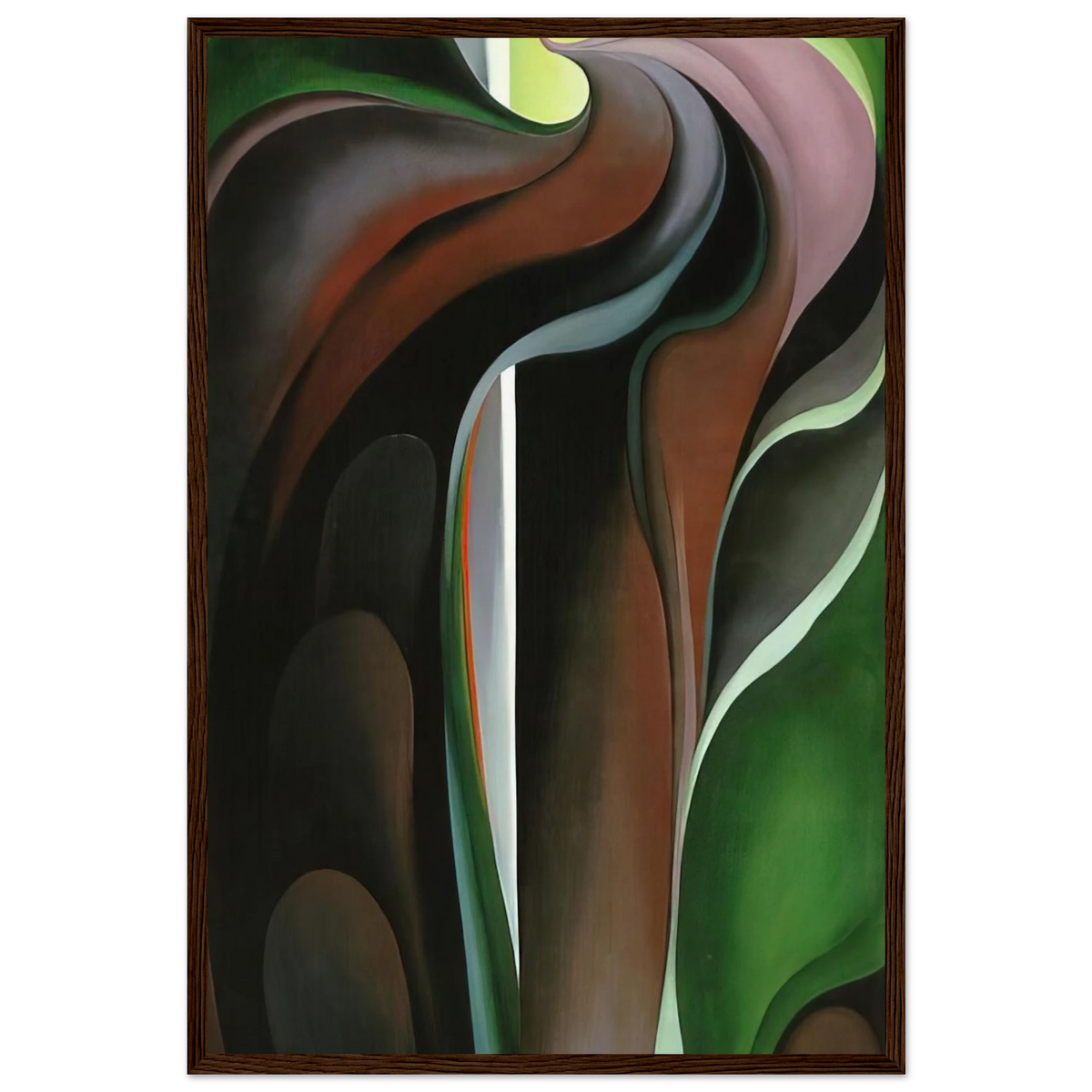 Jack-in-the-Pulpit ?V Framed Poster | Georgia O'Keeffe Framed Prints Wall Art | Georgia O Keeffe Prints