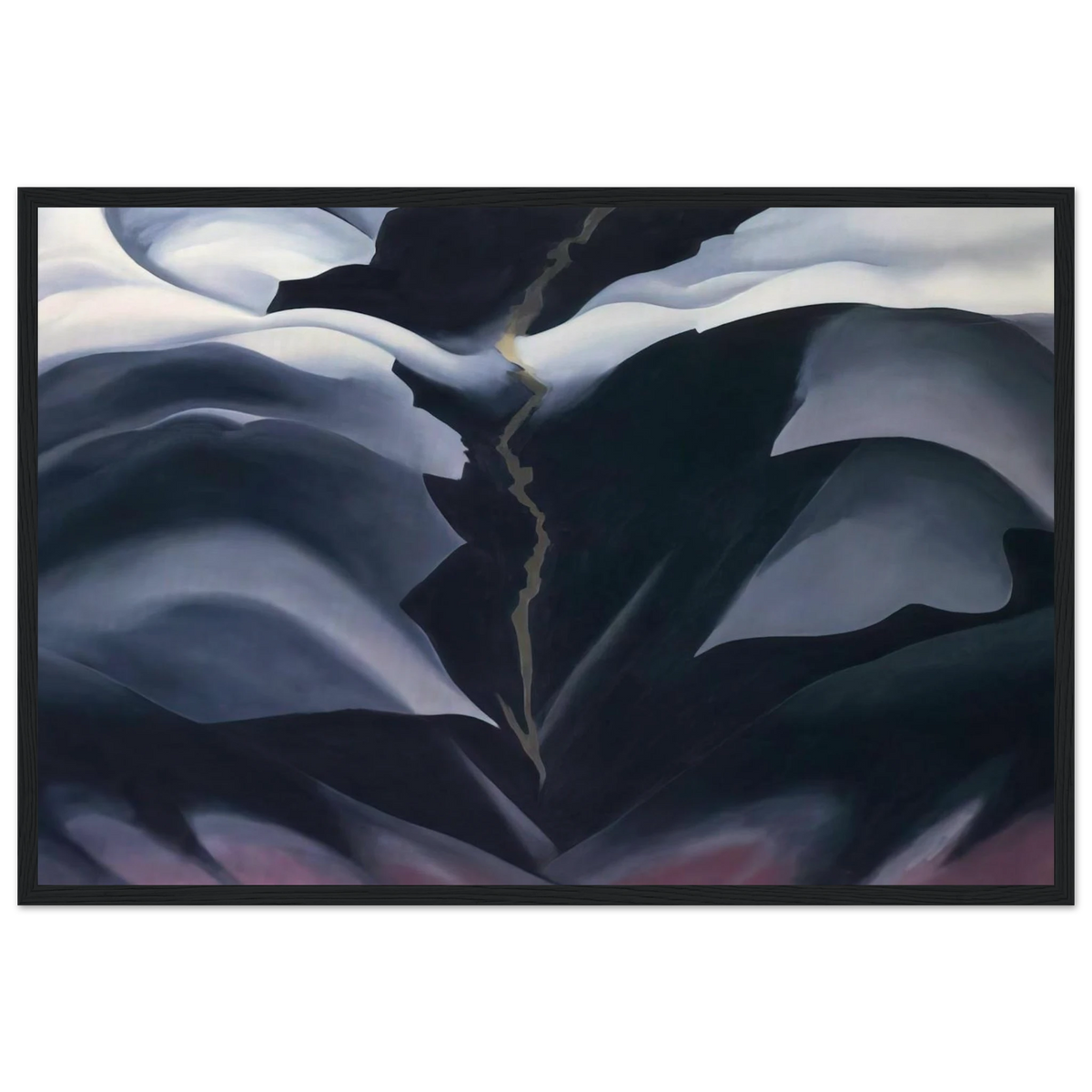 Black Place II Framed Poster | Georgia O'Keeffe Framed Prints Wall Art | Georgia O Keeffe Prints