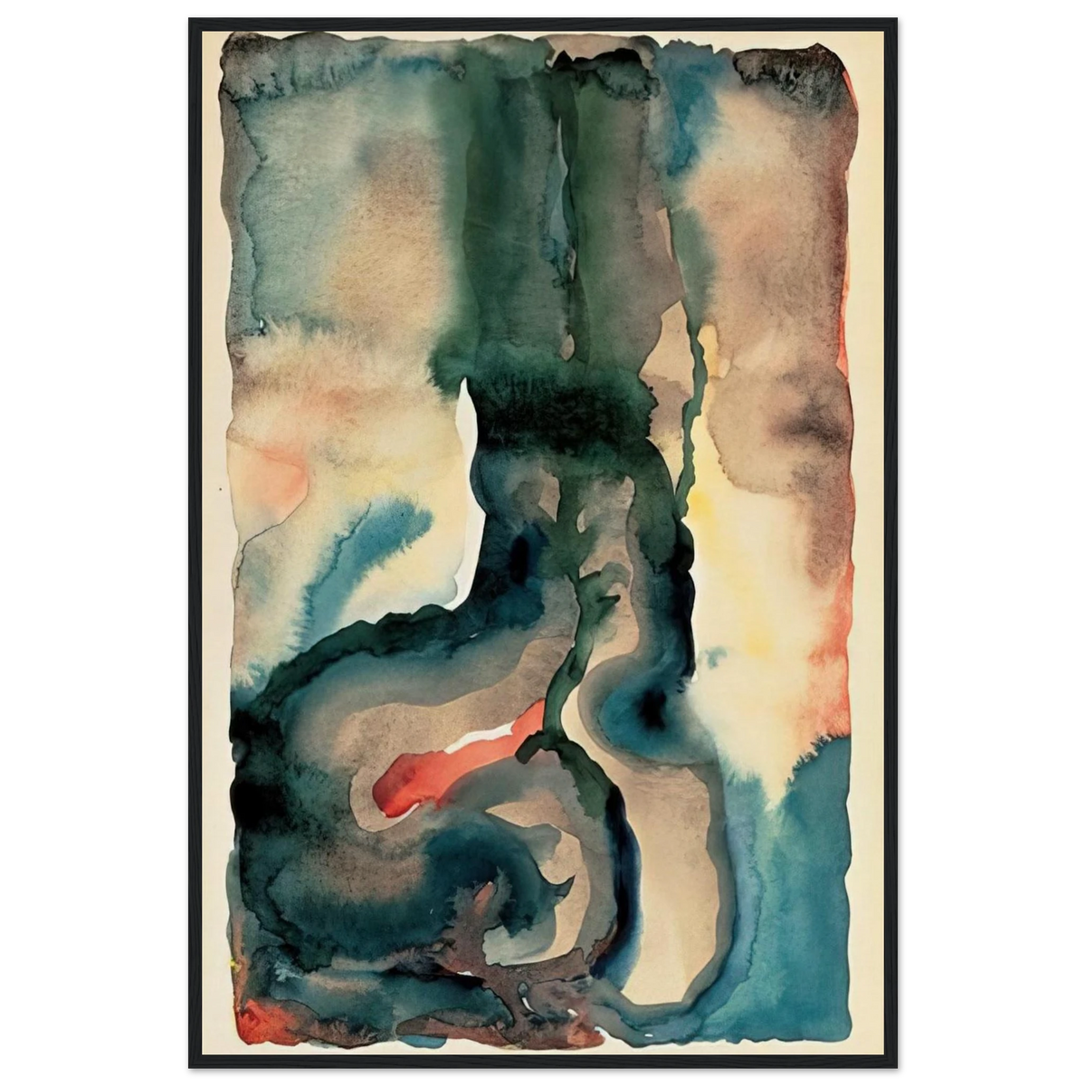 Portrait No. III Framed Poster | Georgia O'Keeffe Framed Prints Wall Art | Georgia O Keeffe Prints