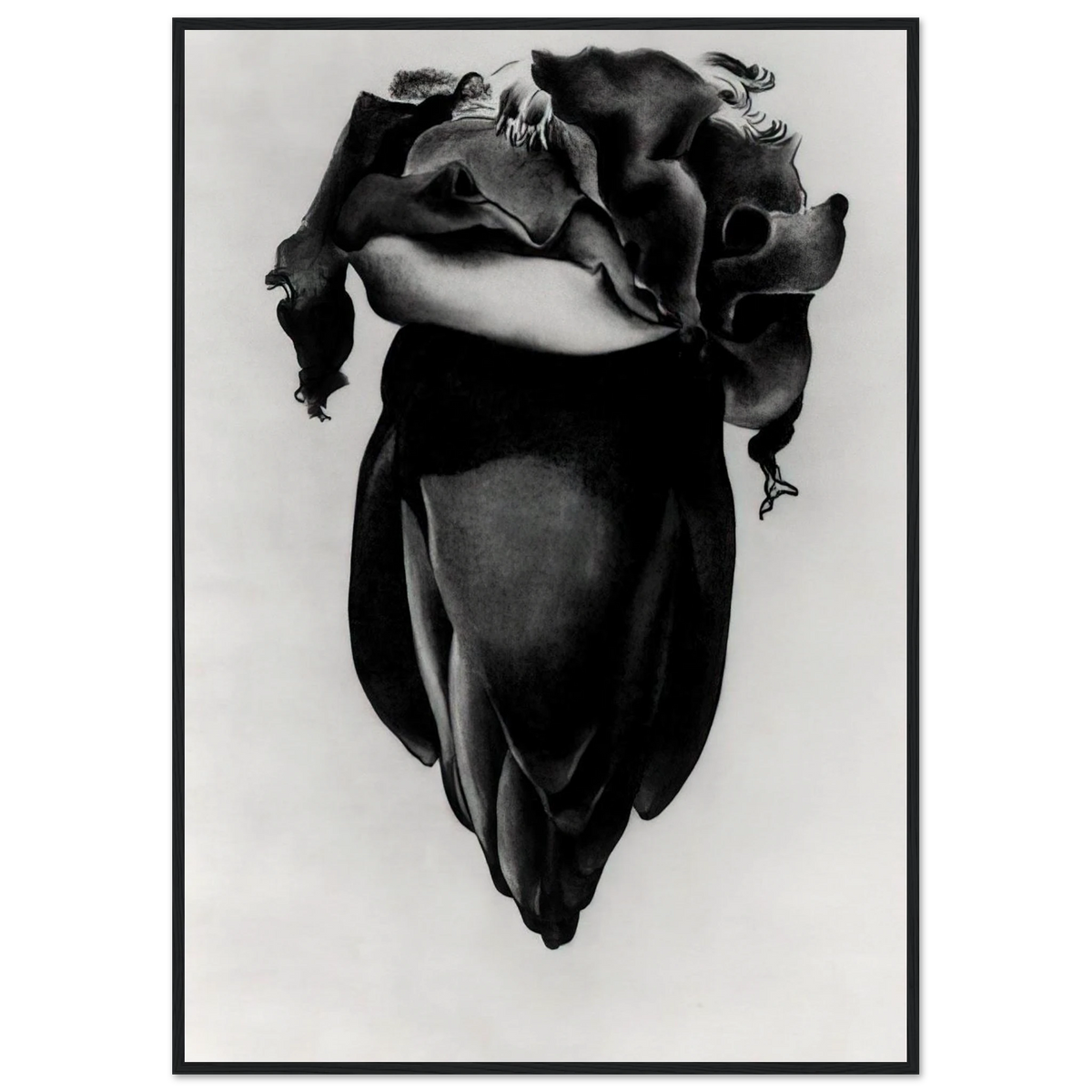 Banana Flower Framed Poster | Georgia O'Keeffe Framed Prints Wall Art | Georgia O Keeffe Prints