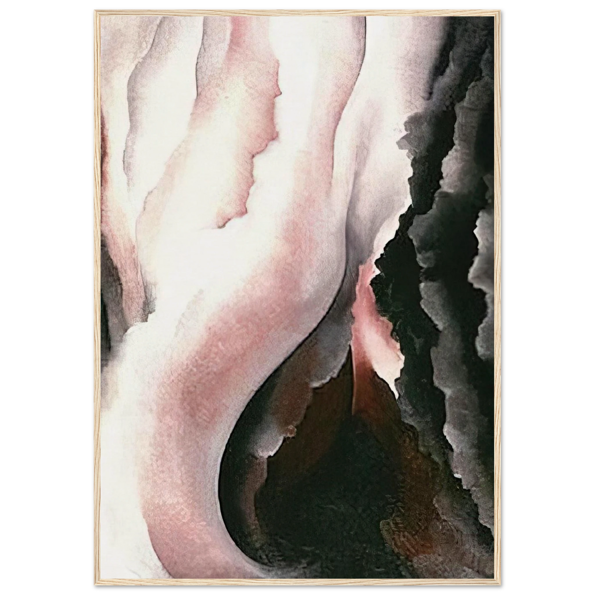 Dark Iris ?2 Framed Poster | Georgia O'Keeffe Framed Prints Wall Art | Georgia O Keeffe Prints