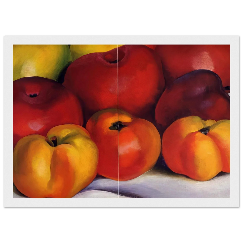 Apple Family Framed Poster | Georgia O'Keeffe Framed Prints Wall Art | Georgia O Keeffe Prints