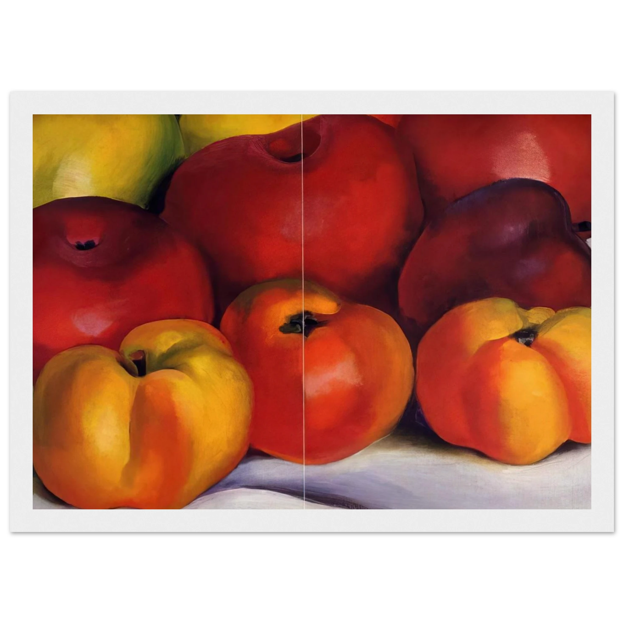 Apple Family Framed Poster | Georgia O'Keeffe Framed Prints Wall Art | Georgia O Keeffe Prints