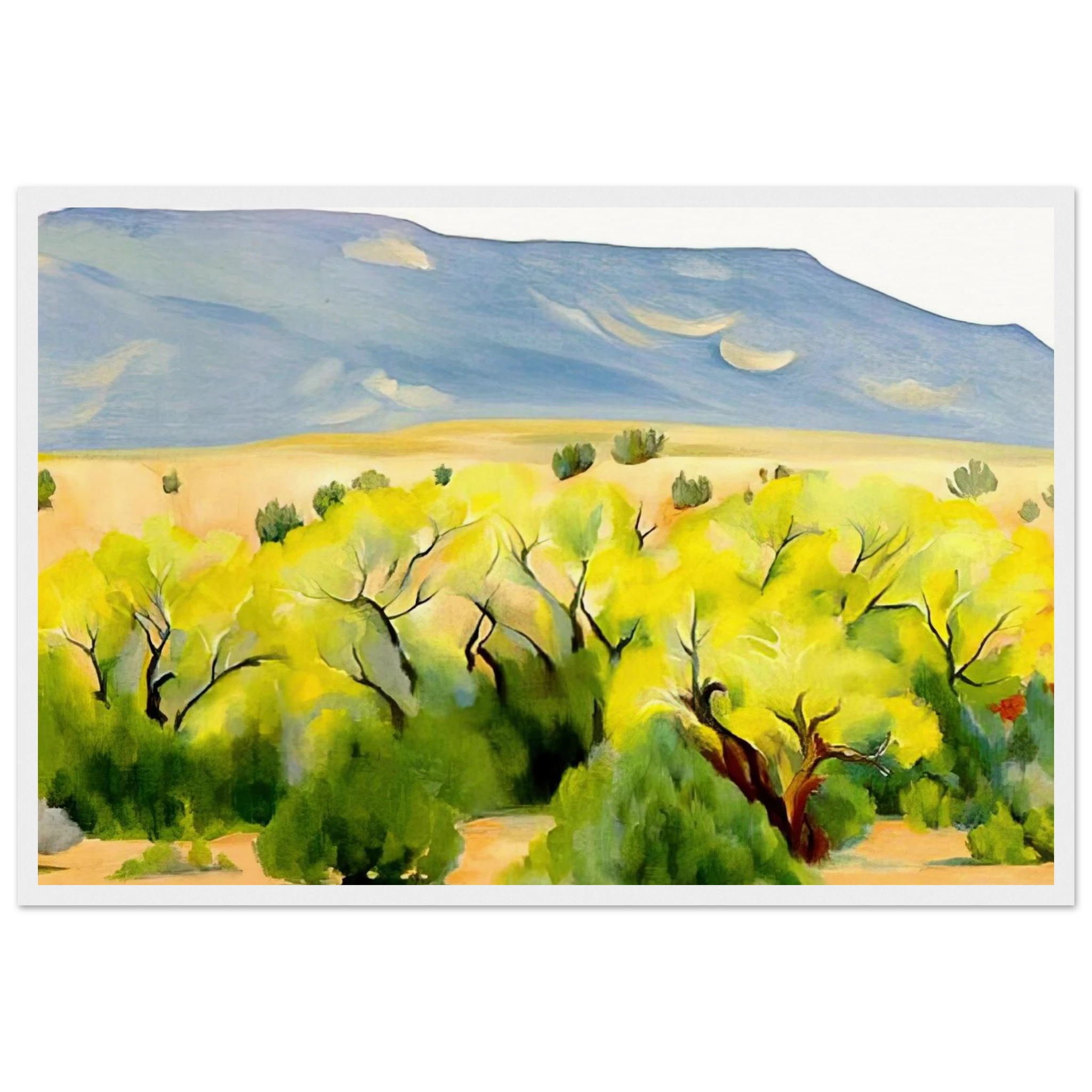 Cottonwood III Framed Poster | Georgia O'Keeffe Framed Prints Wall Art | Georgia O Keeffe Prints