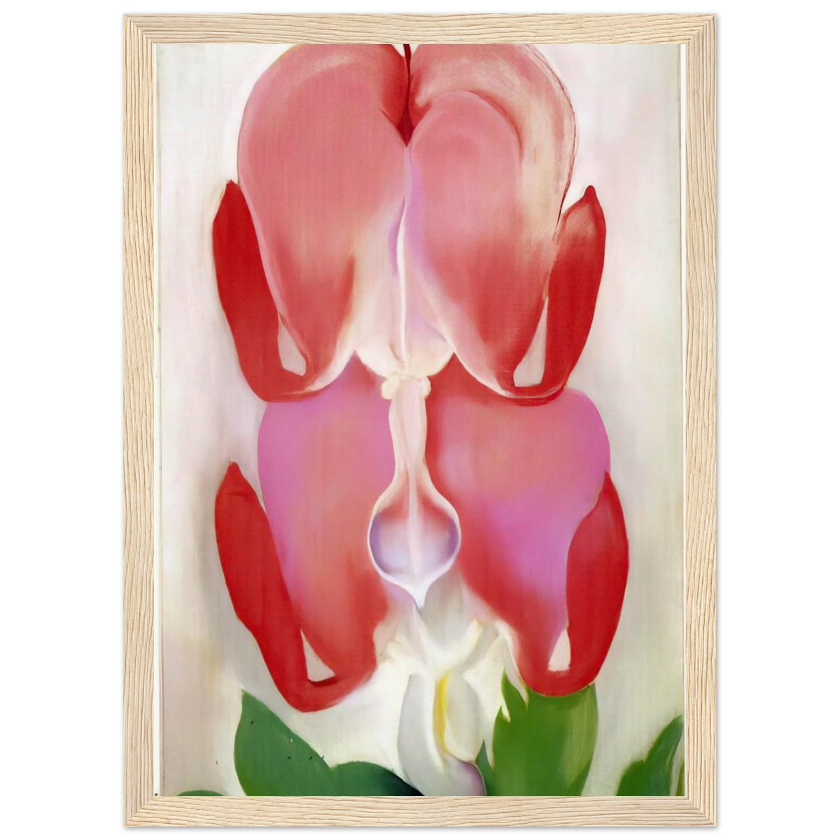 Bleeding Heart Framed Poster | Georgia O'Keeffe Framed Prints Wall Art | Georgia O Keeffe Prints