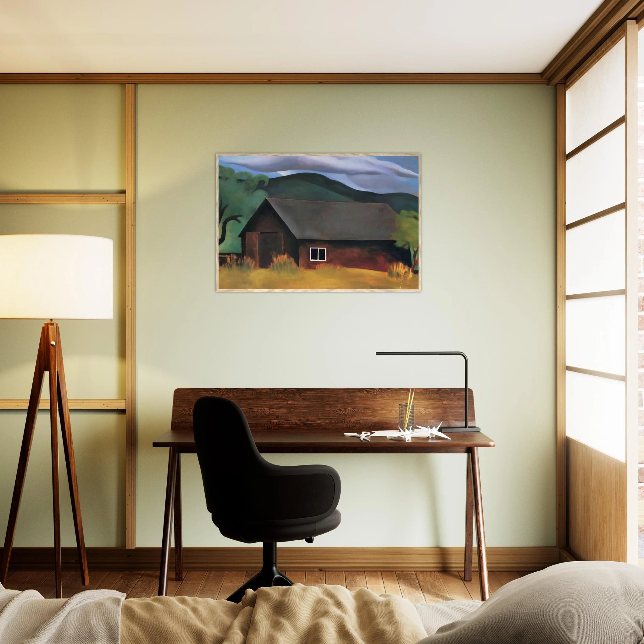 My Shanty, Lake George Framed Poster | Georgia O'Keeffe Framed Prints Wall Art | Georgia O Keeffe Prints