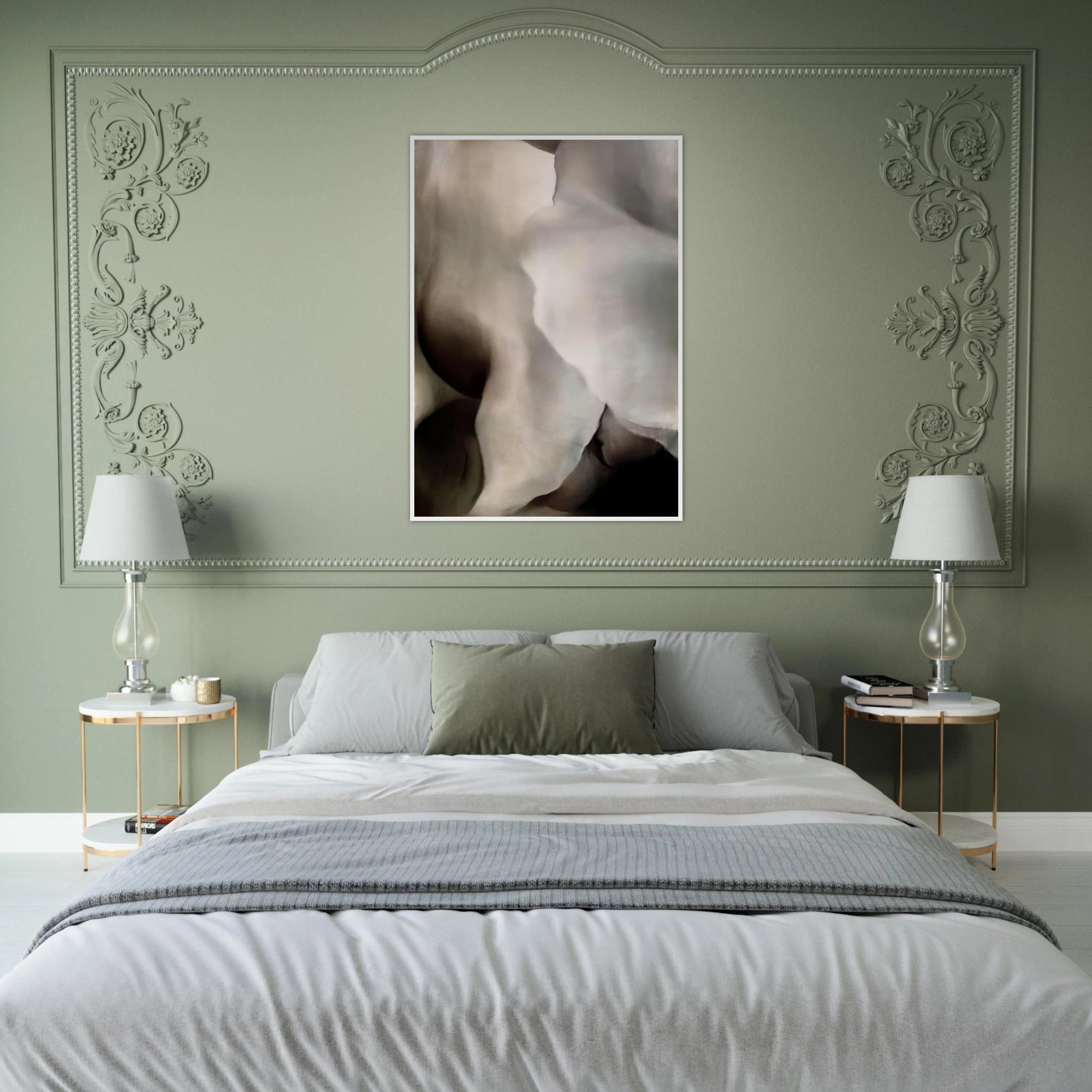 Dark Iris ?3 Framed Poster | Georgia O'Keeffe Framed Prints Wall Art | Georgia O Keeffe Prints