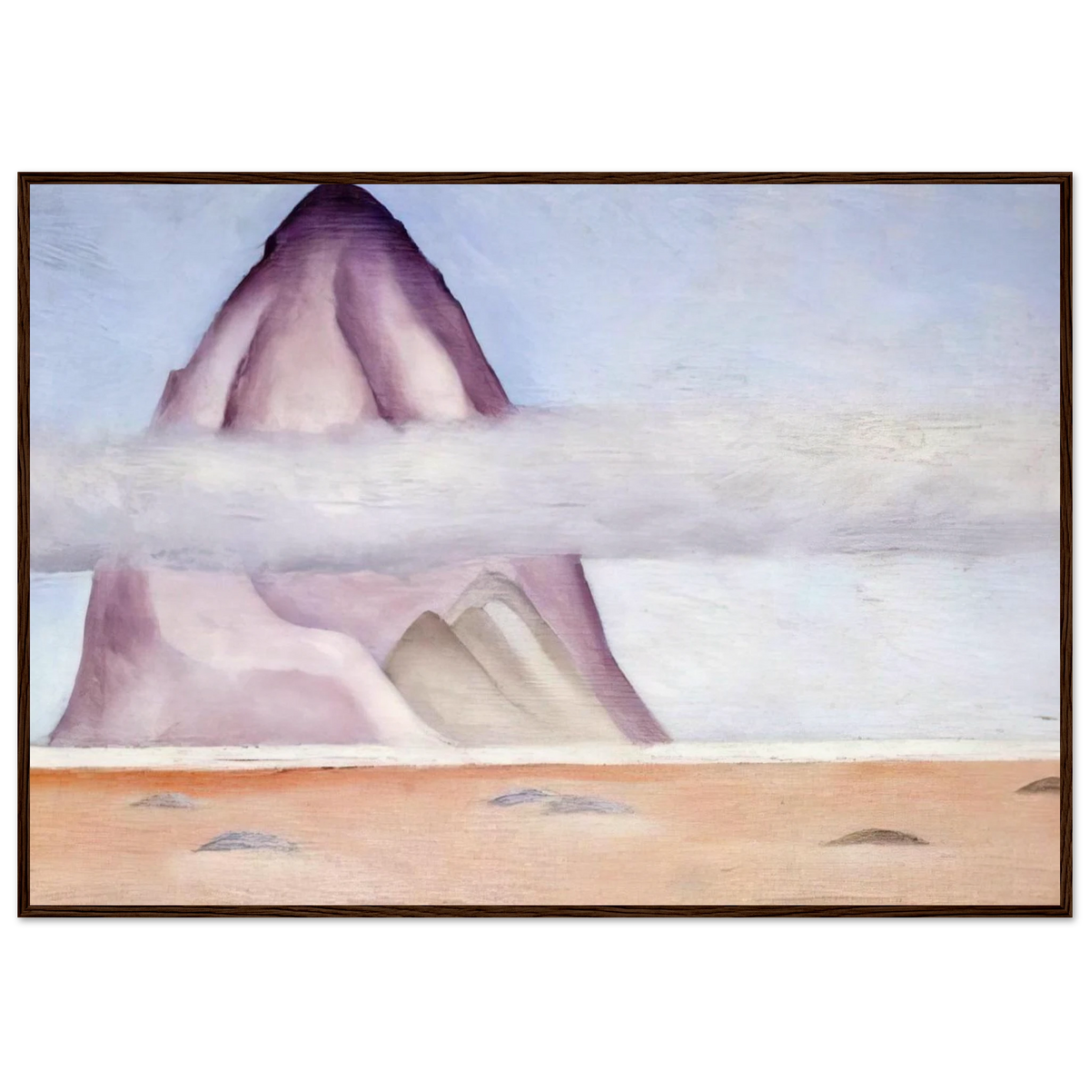 Misty - A Memory Framed Poster | Georgia O'Keeffe Framed Prints Wall Art | Georgia O Keeffe Prints