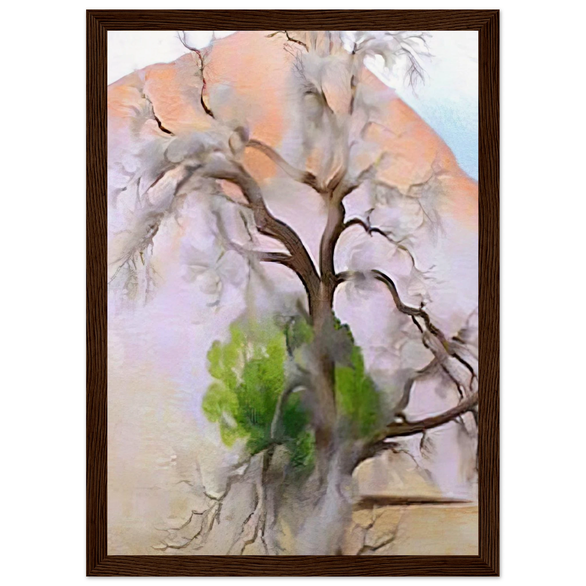 Pinons with Cedar Framed Poster | Georgia O'Keeffe Framed Prints Wall Art | Georgia O Keeffe Prints