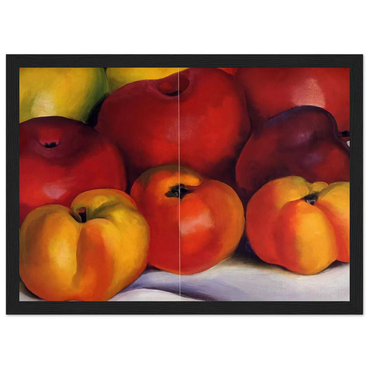 Apple Family Framed Poster | Georgia O'Keeffe Framed Prints Wall Art | Georgia O Keeffe Prints