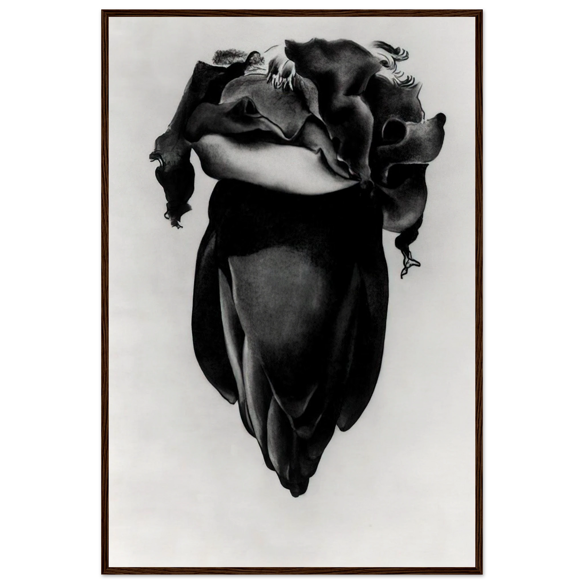 Banana Flower Framed Poster | Georgia O'Keeffe Framed Prints Wall Art | Georgia O Keeffe Prints