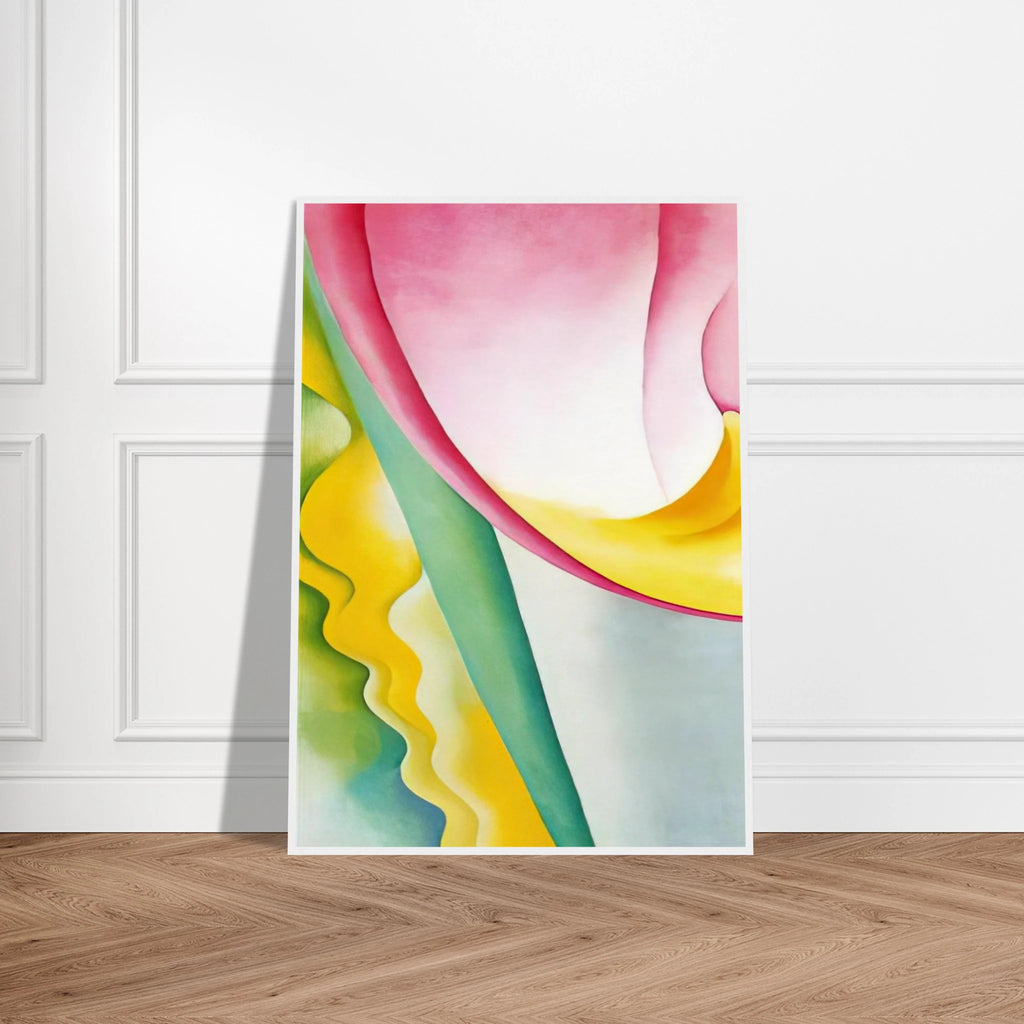 Abstraction No. 77  Tulip  Framed Poster | Georgia O'Keeffe Framed Prints Wall Art | Georgia O Keeffe Prints