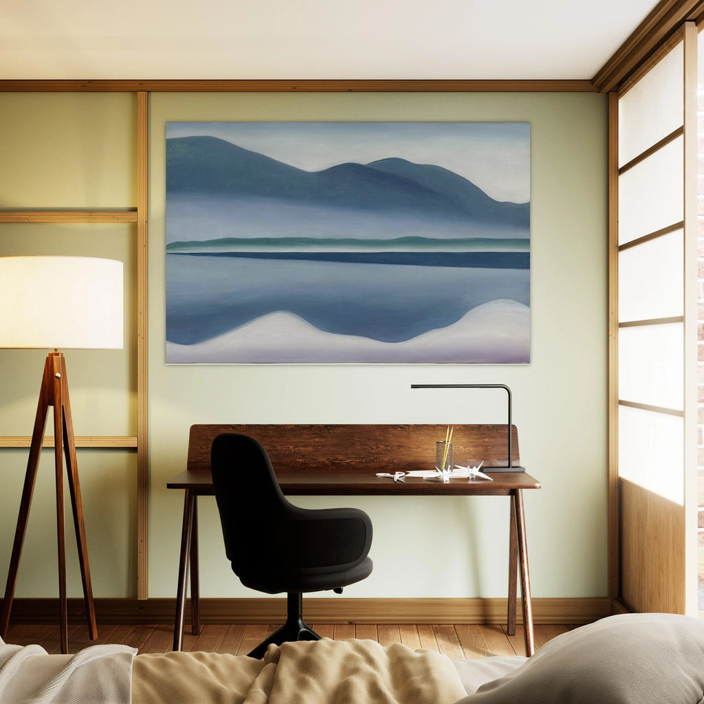 Lake George  formerly Reflection Seascape  Poster | Georgia O'Keeffe Poster | Georgia O Keeffe Prints