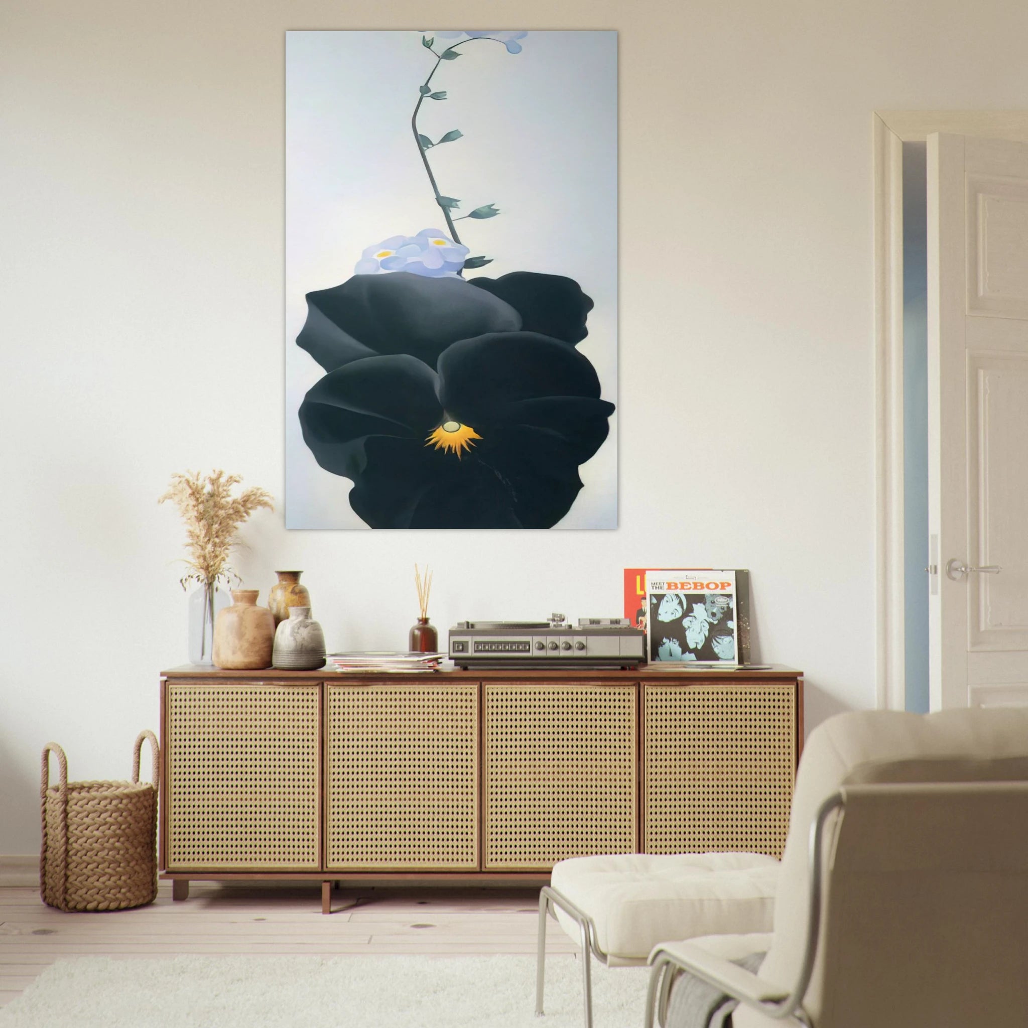 Pansy Poster | Georgia O'Keeffe Poster | Georgia O Keeffe Prints