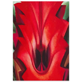 Inside Red Canna Poster | Georgia O'Keeffe Poster | Georgia O Keeffe Prints