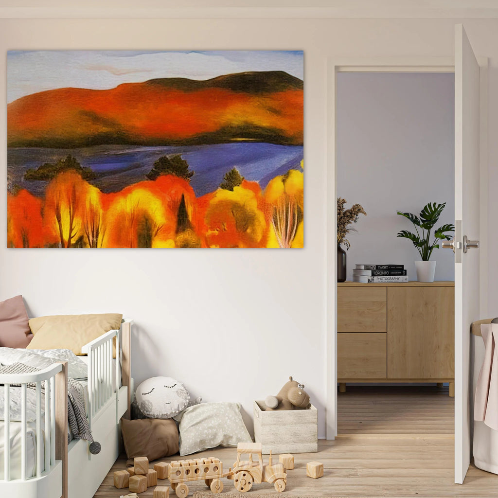 Lake George, Autumn Poster | Georgia O'Keeffe Poster | Georgia O Keeffe Prints