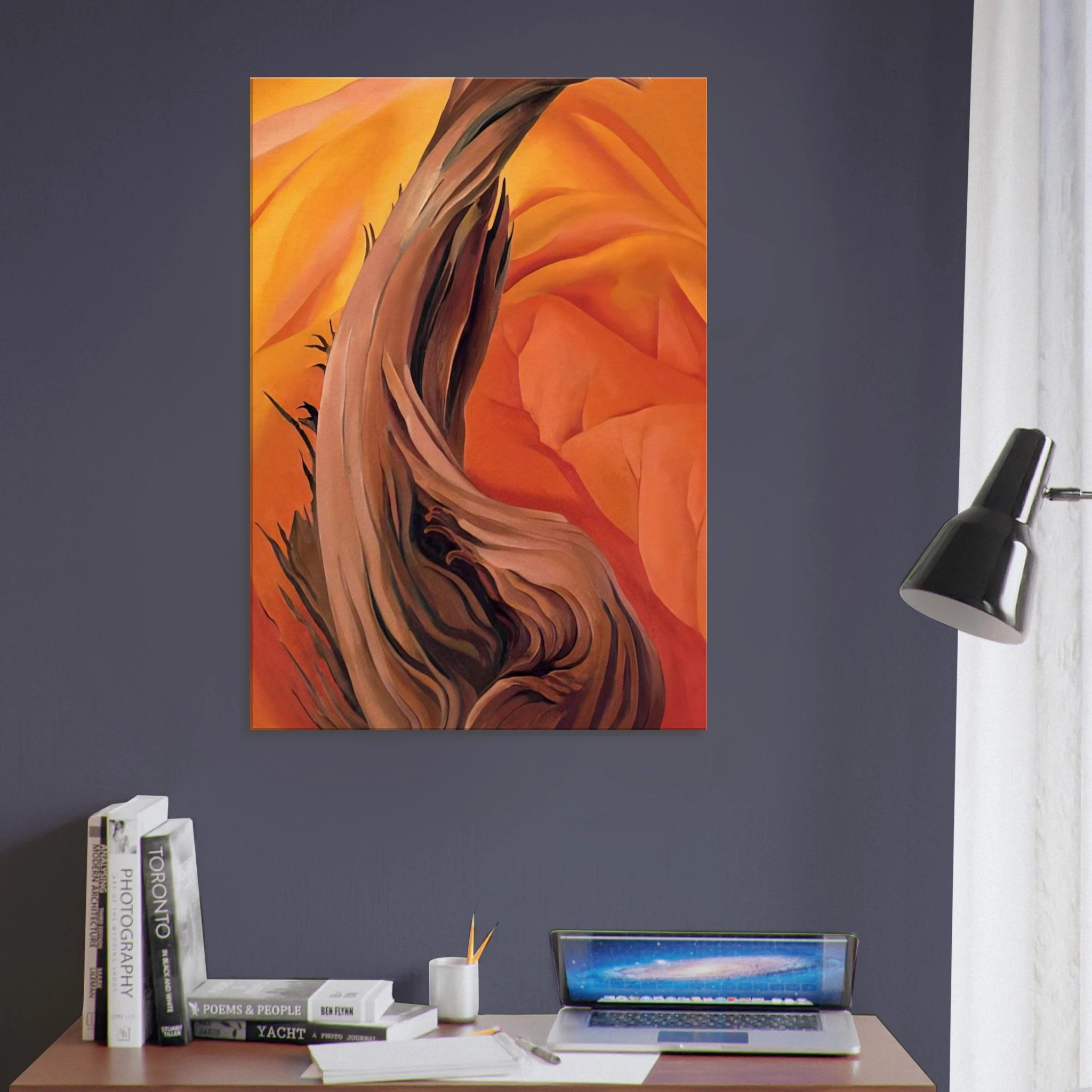 Stump in Red Hills Canvas | Georgia O'Keeffe Canvas | Georgia O Keeffe Prints
