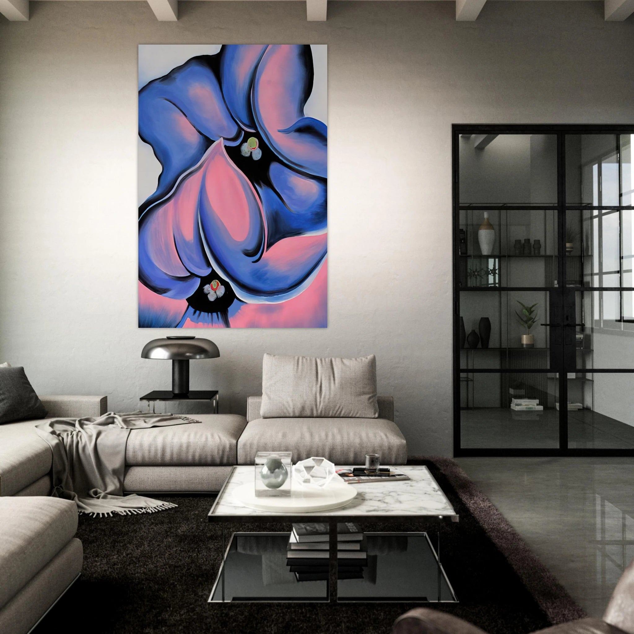 Purple Petunia Poster | Georgia O'Keeffe Poster | Georgia O Keeffe Prints