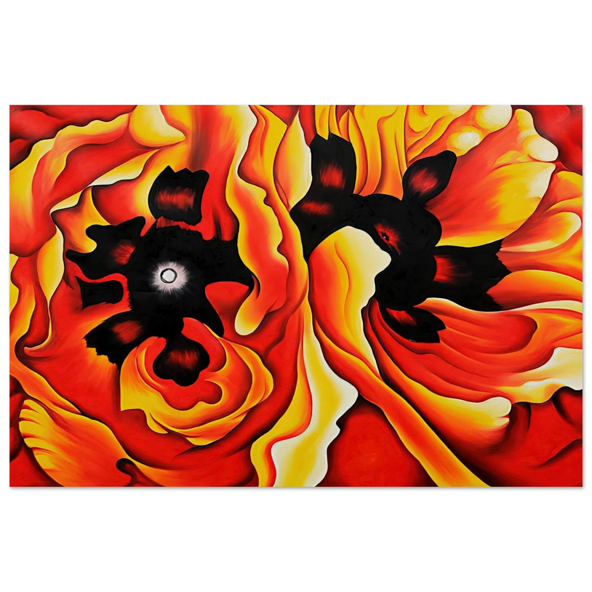 Oriental Poppies II Poster | Georgia O'Keeffe Poster | Georgia O Keeffe Prints