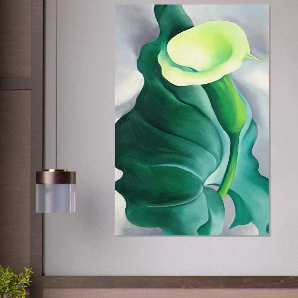 Calla Lily  Lily-Yellow No. 2  Poster | Georgia O'Keeffe Poster | Georgia O Keeffe Prints