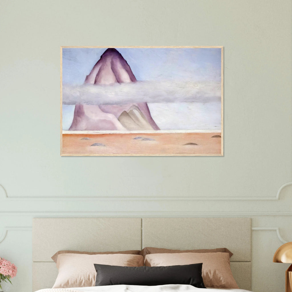 Misty - A Memory Framed Poster | Georgia O'Keeffe Framed Prints Wall Art | Georgia O Keeffe Prints