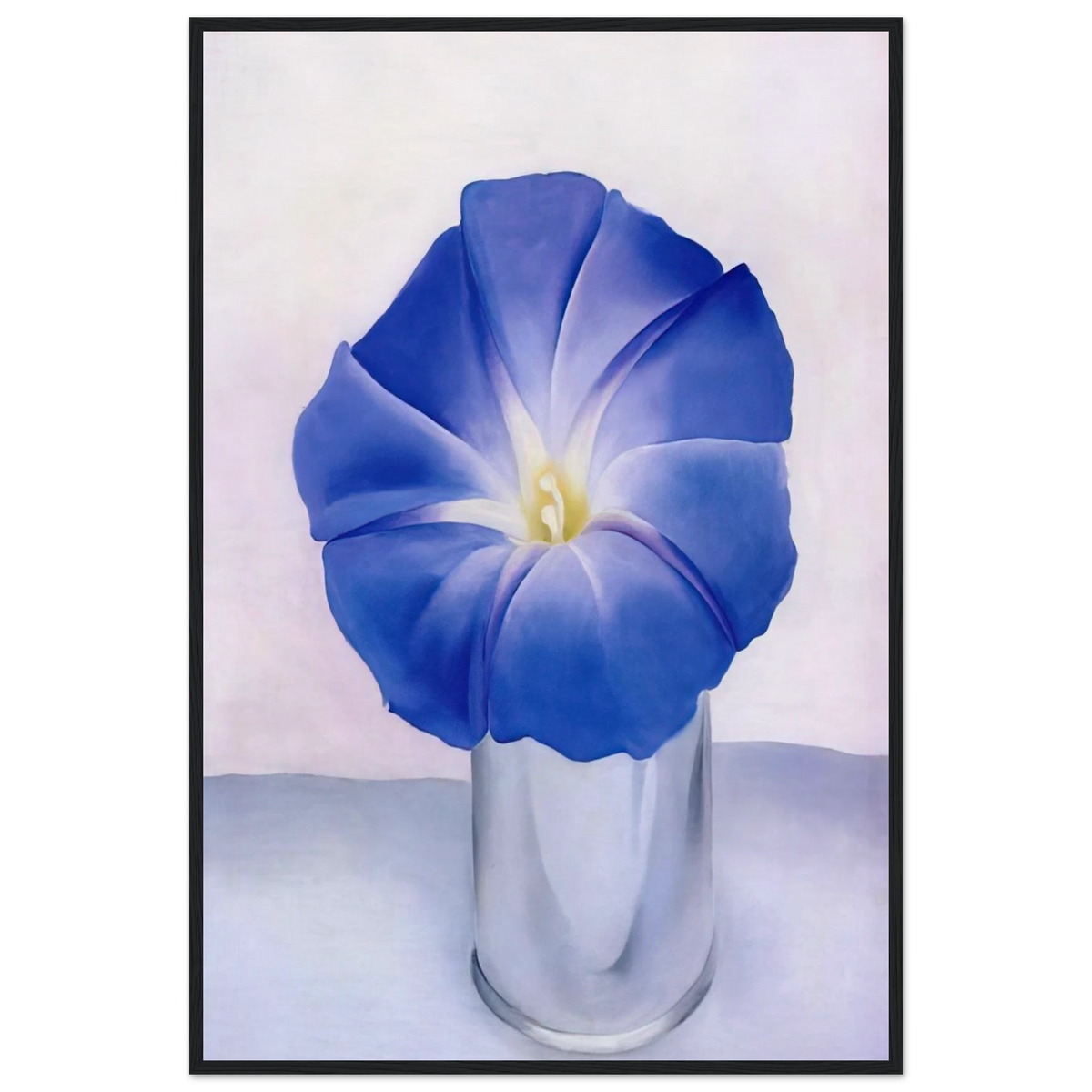 Blue Morning Glory Framed Poster | Georgia O'Keeffe Framed Prints Wall Art | Georgia O Keeffe Prints