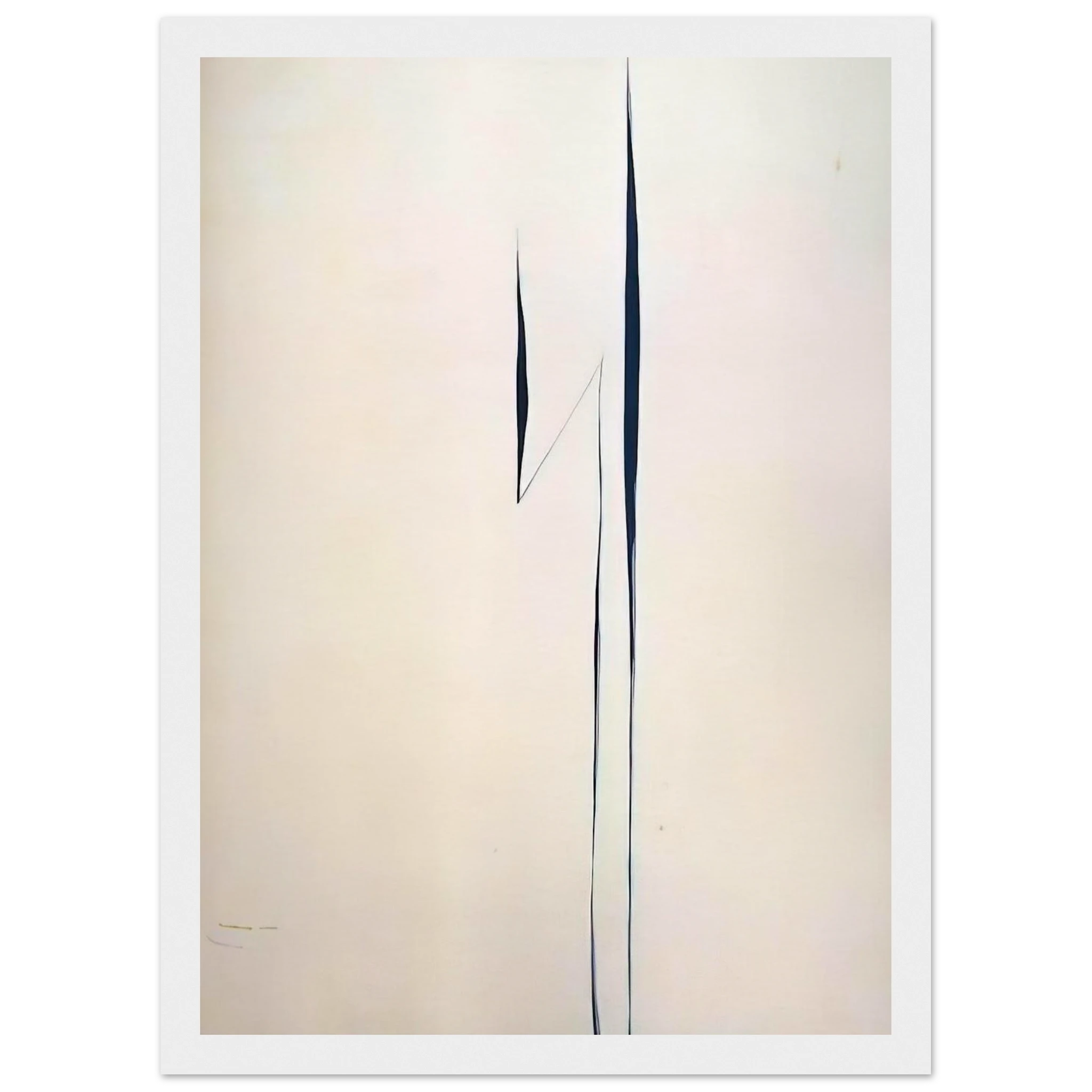 Black Lines 1 Framed Poster | Georgia O'Keeffe Framed Prints Wall Art | Georgia O Keeffe Prints