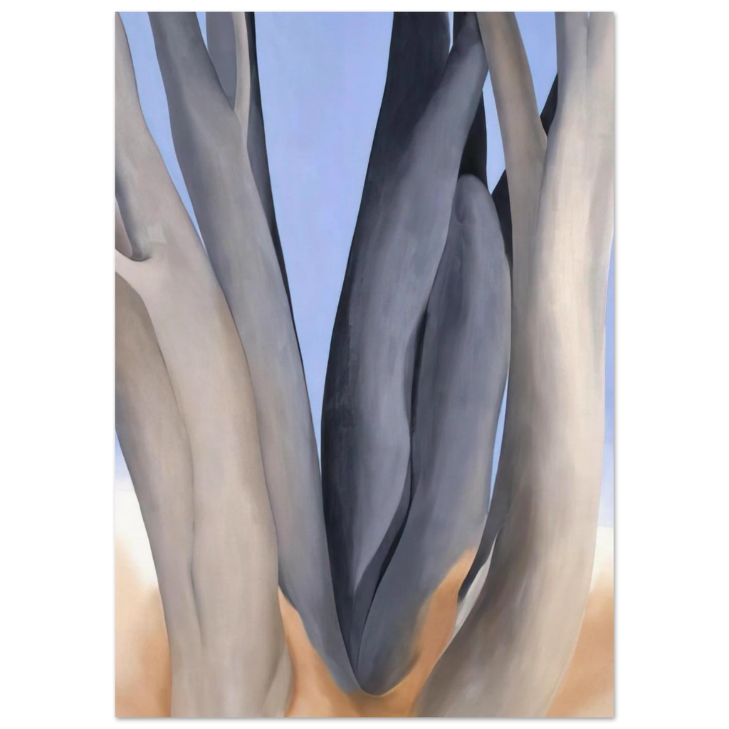 Dark Tree Trunks Poster | Georgia O'Keeffe Poster | Georgia O Keeffe Prints