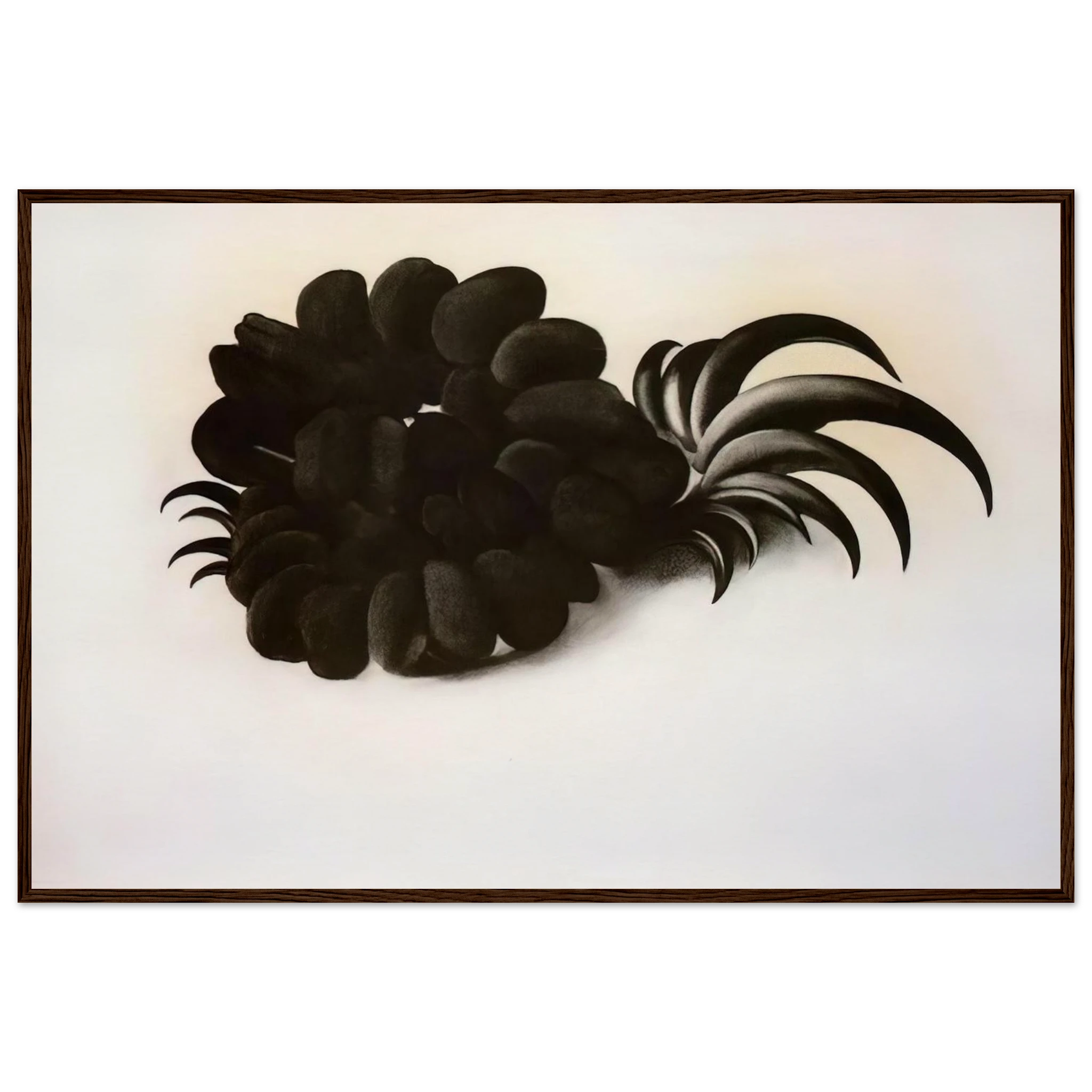 Eagle Claw and Bean Necklace Framed Poster | Georgia O'Keeffe Framed Prints Wall Art | Georgia O Keeffe Prints