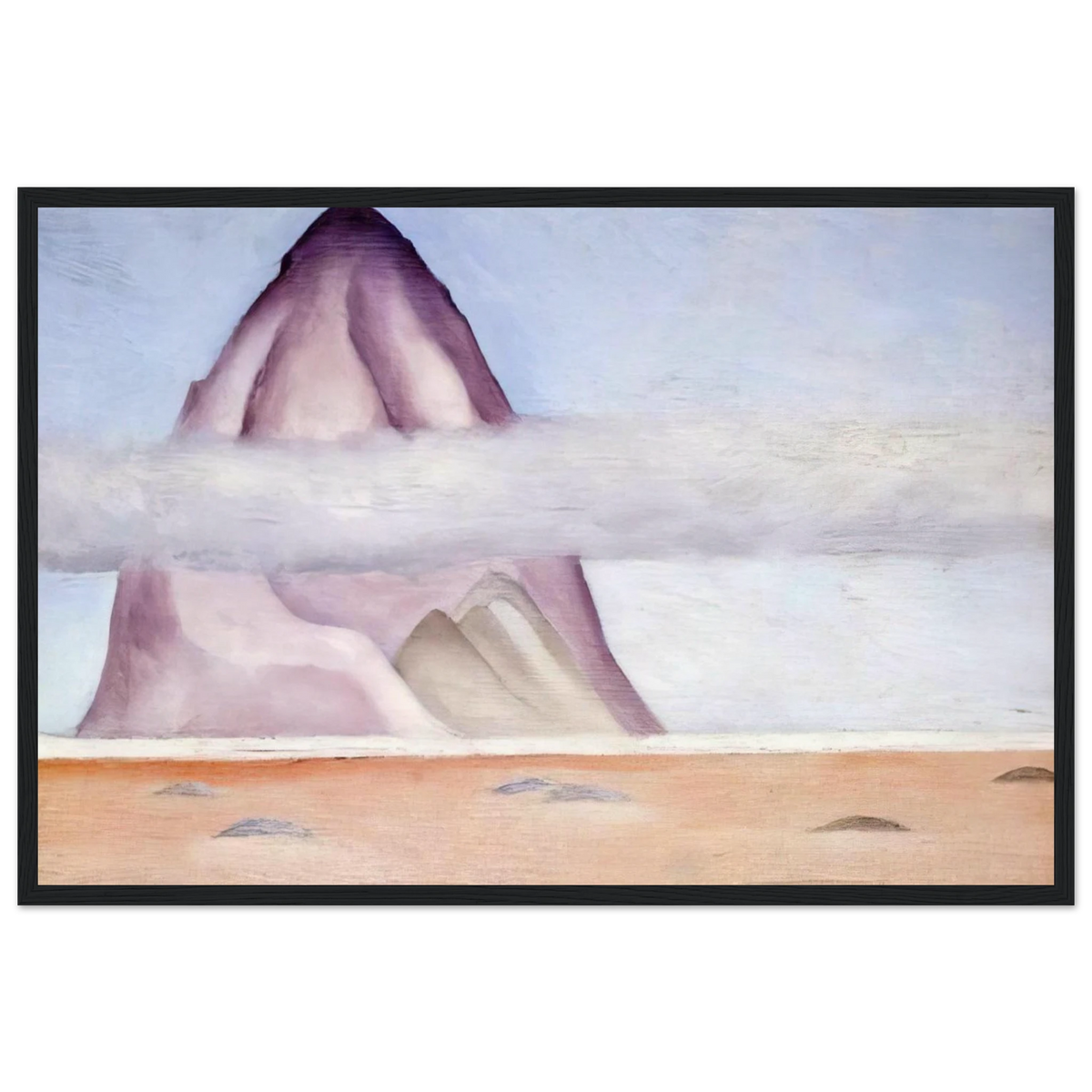 Misty - A Memory Framed Poster | Georgia O'Keeffe Framed Prints Wall Art | Georgia O Keeffe Prints