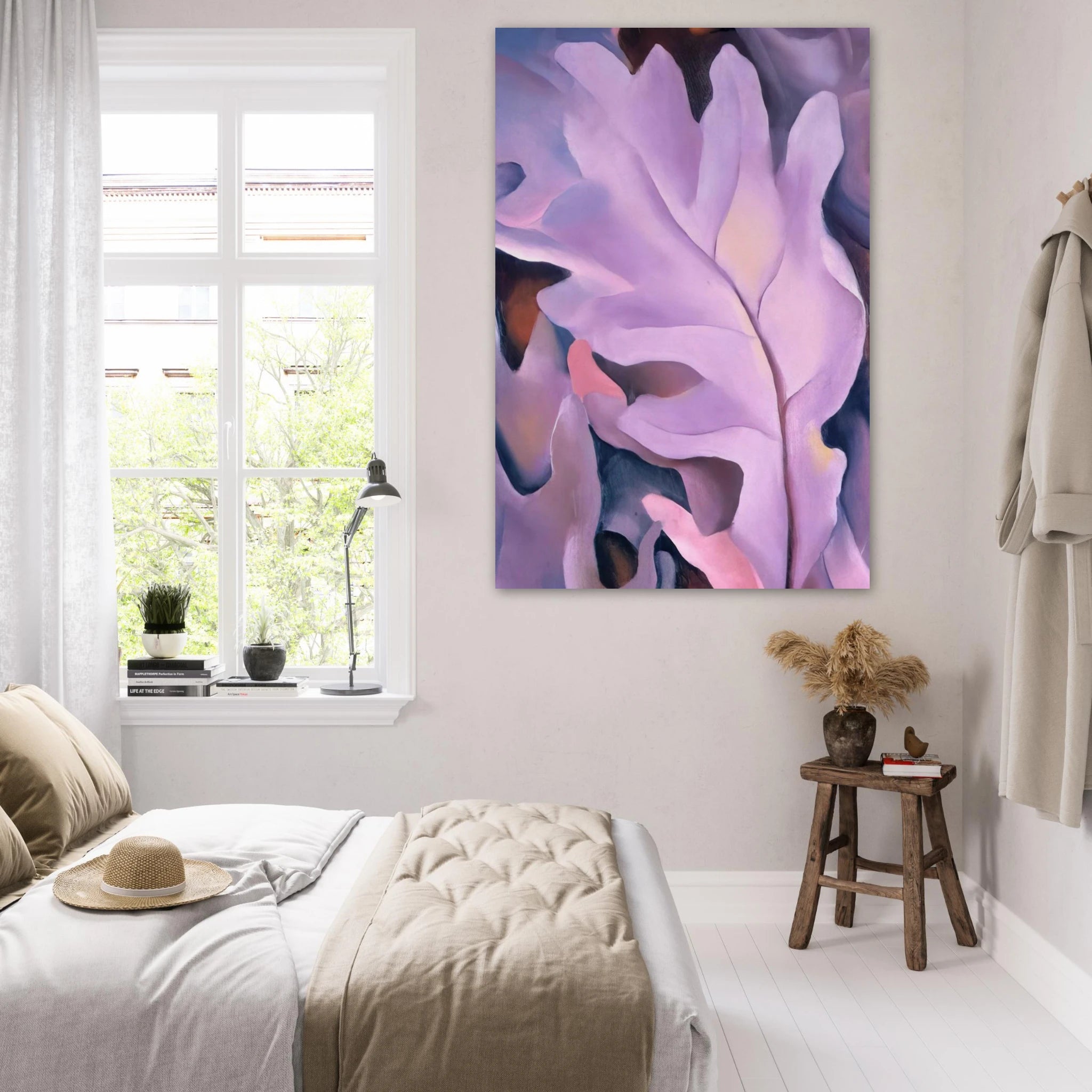 Purple Leaves Poster | Georgia O'Keeffe Poster | Georgia O Keeffe Prints