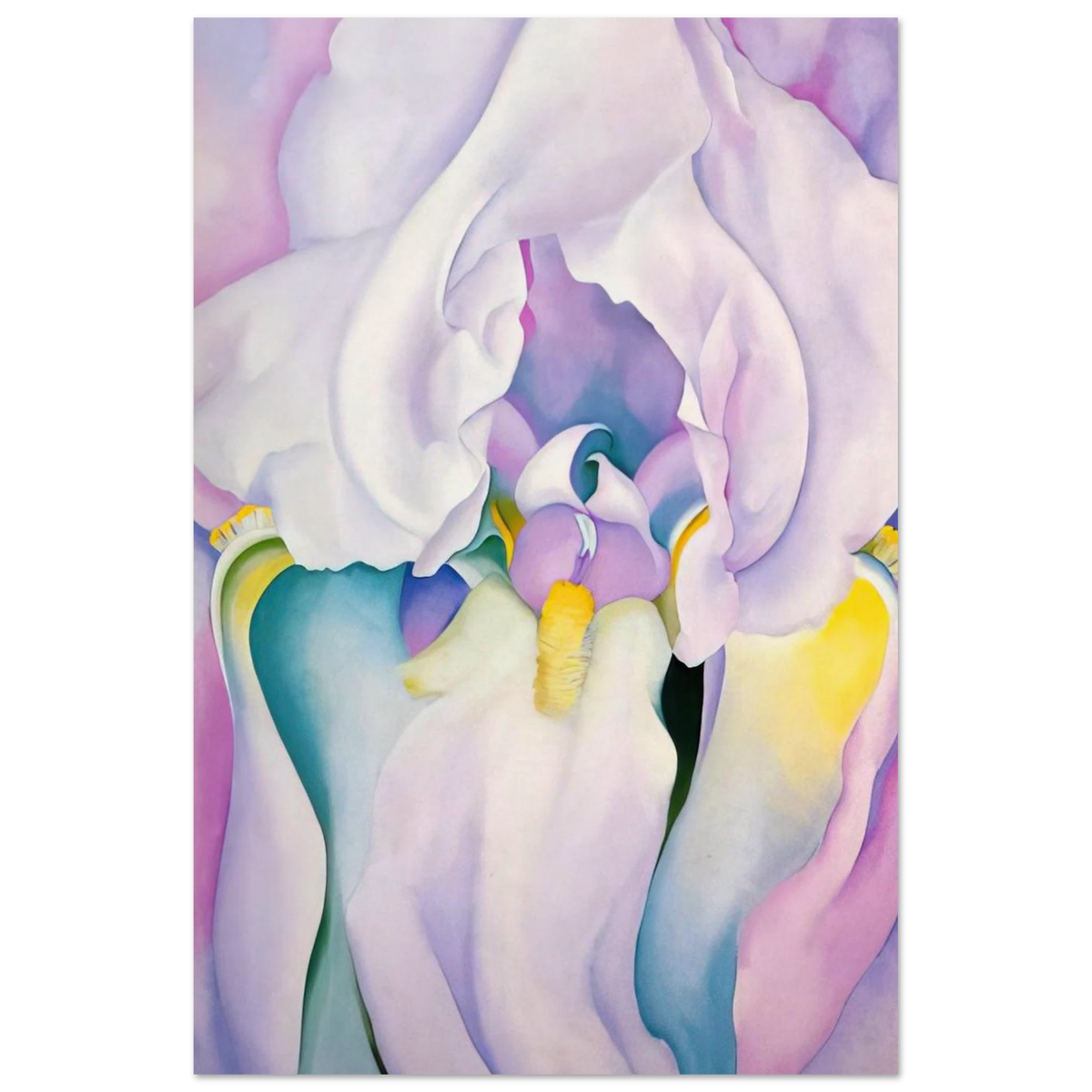 Light of Iris Poster | Georgia O'Keeffe Poster | Georgia O Keeffe Prints