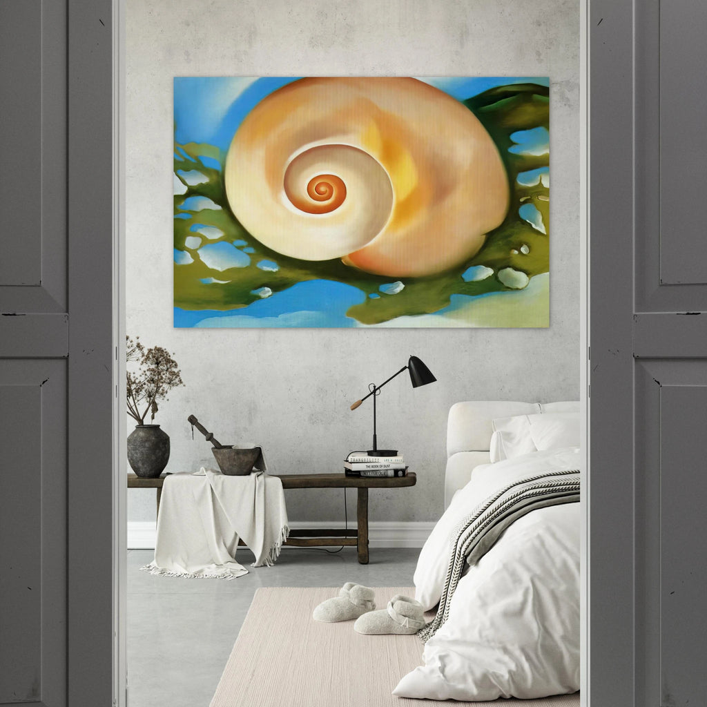 Pink Shell with Seaweed Poster | Georgia O'Keeffe Poster | Georgia O Keeffe Prints