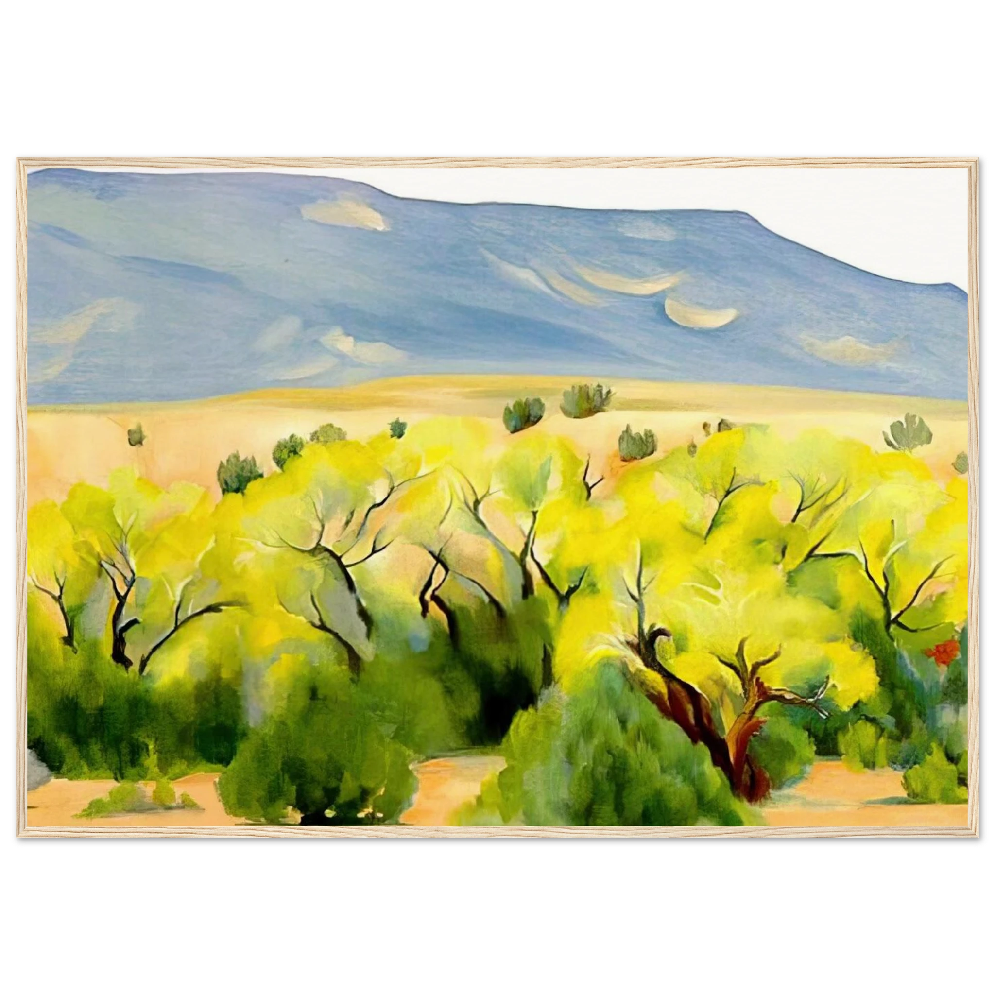 Cottonwood III Framed Poster | Georgia O'Keeffe Framed Prints Wall Art | Georgia O Keeffe Prints