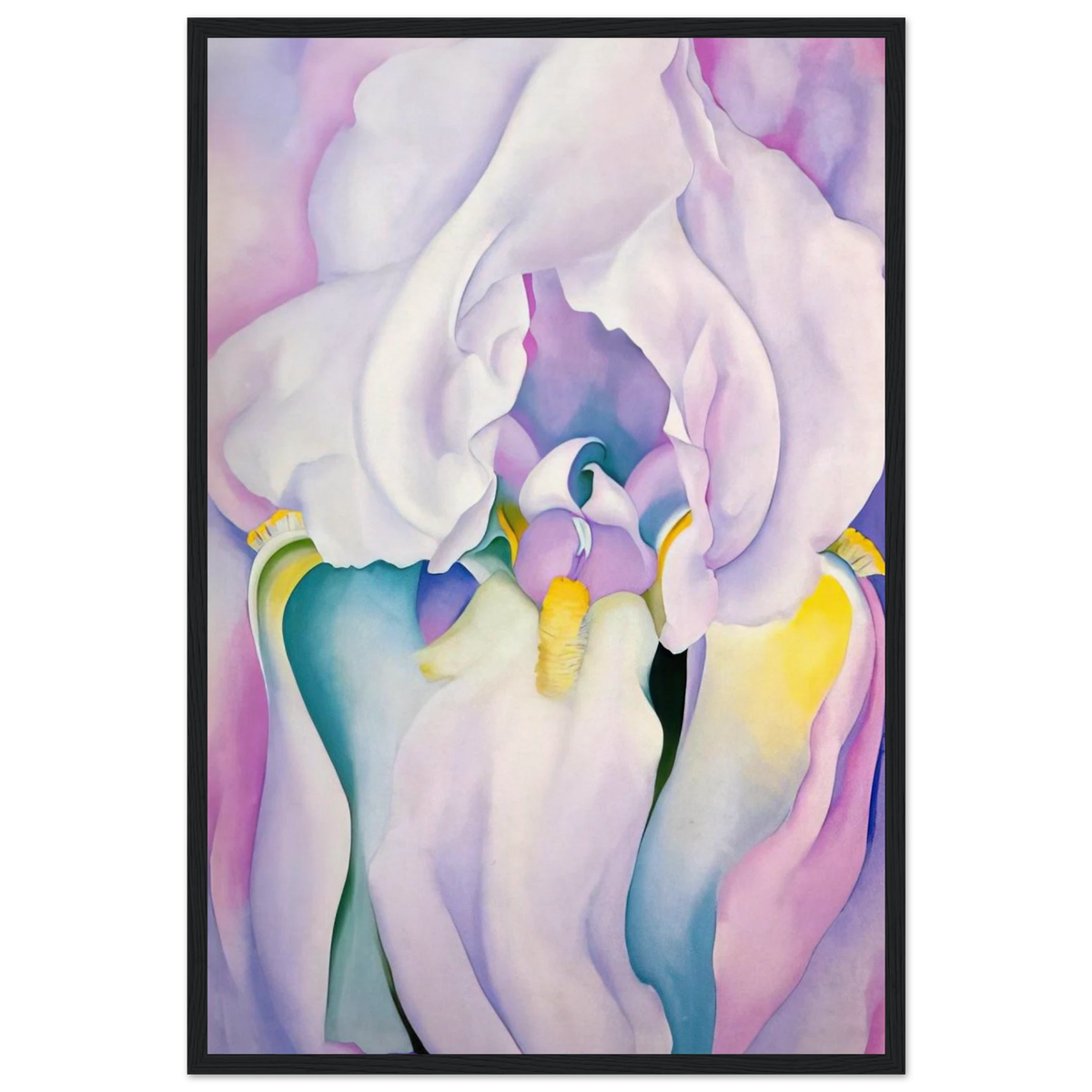 Light of Iris Framed Poster | Georgia O'Keeffe Framed Prints Wall Art | Georgia O Keeffe Prints