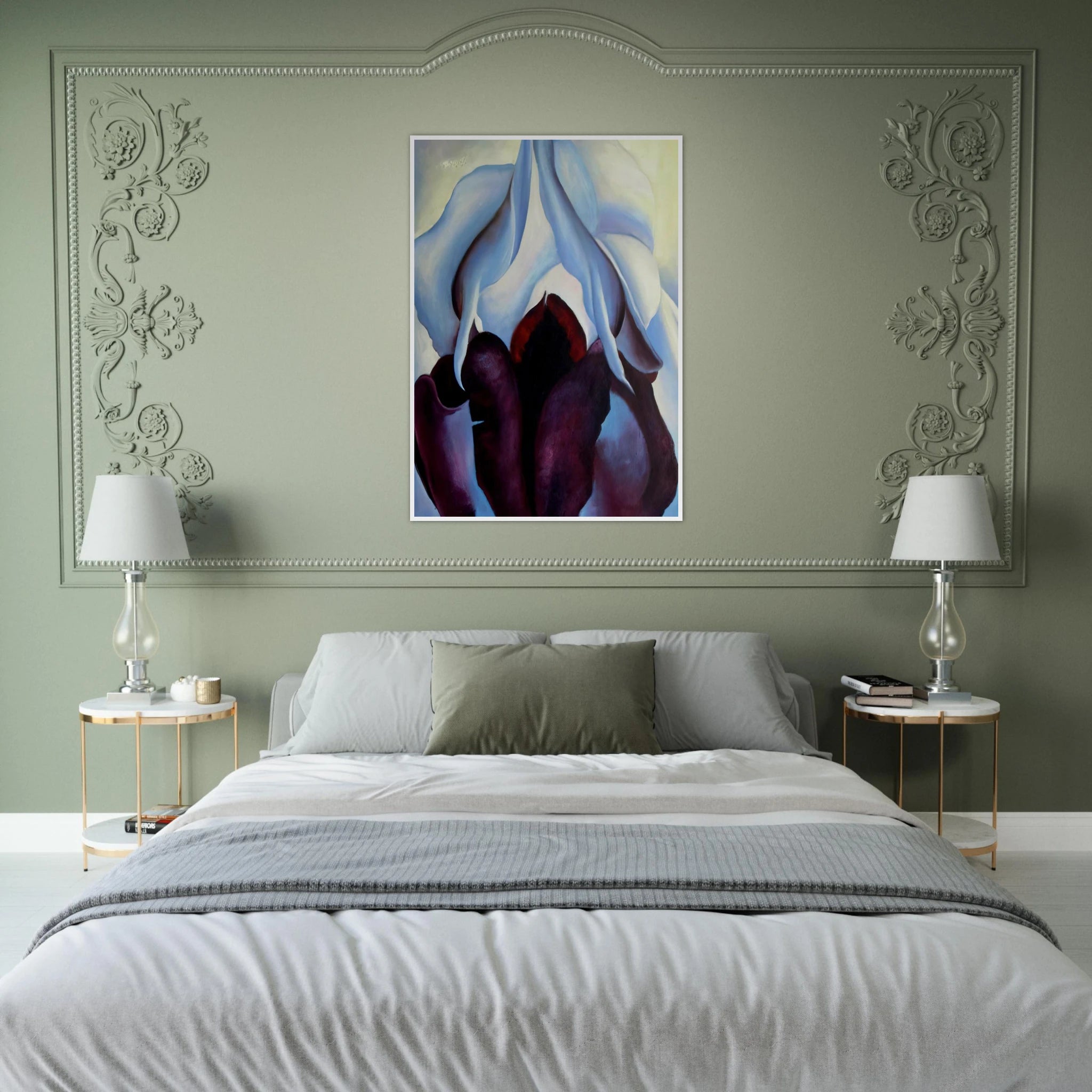 Flower of Life Framed Poster | Georgia O'Keeffe Framed Prints Wall Art | Georgia O Keeffe Prints