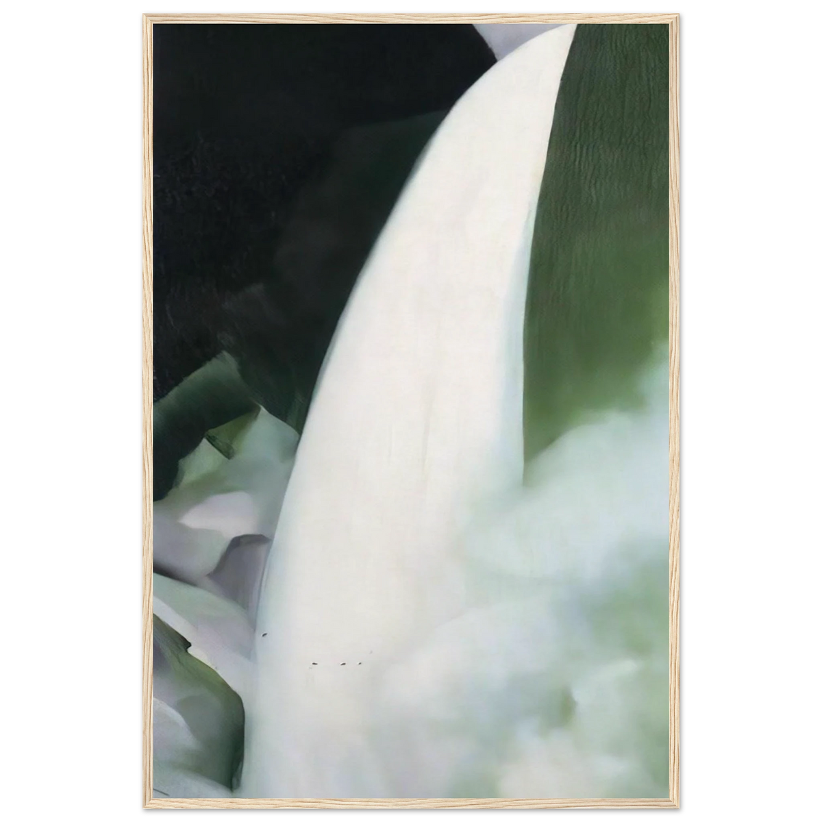 Green and White Framed Poster | Georgia O'Keeffe Framed Prints Wall Art | Georgia O Keeffe Prints