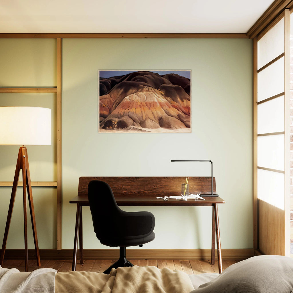 Grey Hills Framed Poster | Georgia O'Keeffe Framed Prints Wall Art | Georgia O Keeffe Prints