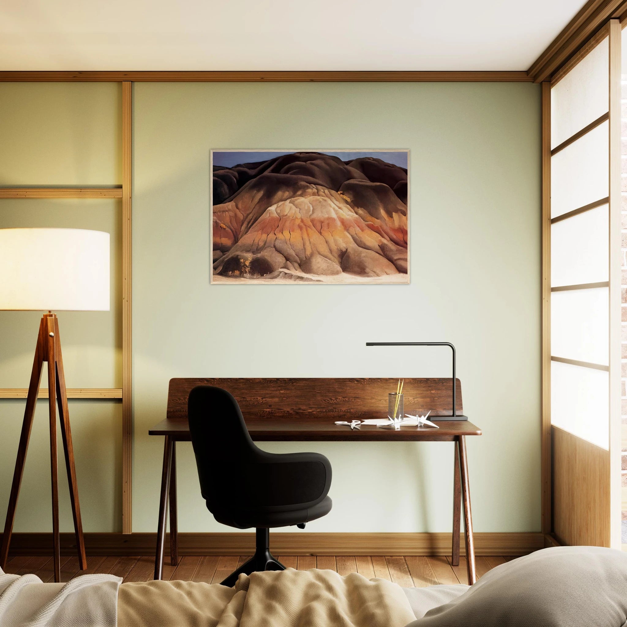 Grey Hills Framed Poster | Georgia O'Keeffe Framed Prints Wall Art | Georgia O Keeffe Prints
