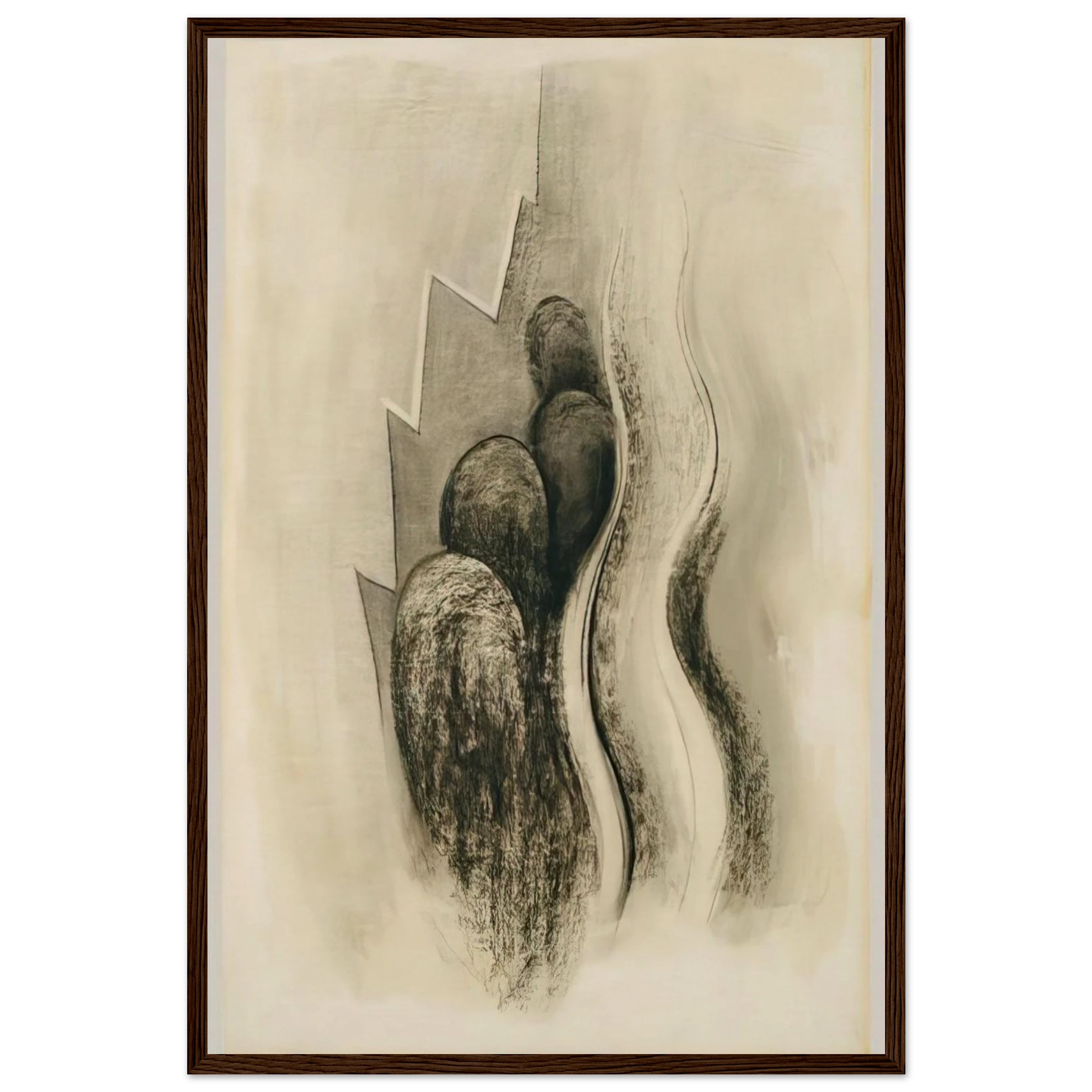 Drawing XIII Framed Poster | Georgia O'Keeffe Framed Prints Wall Art | Georgia O Keeffe Prints