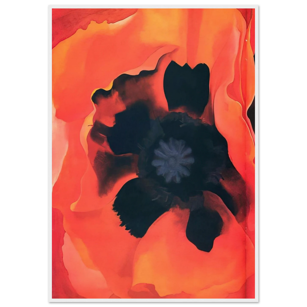Poppy 2 Framed Poster | Georgia O'Keeffe Framed Prints Wall Art | Georgia O Keeffe Prints