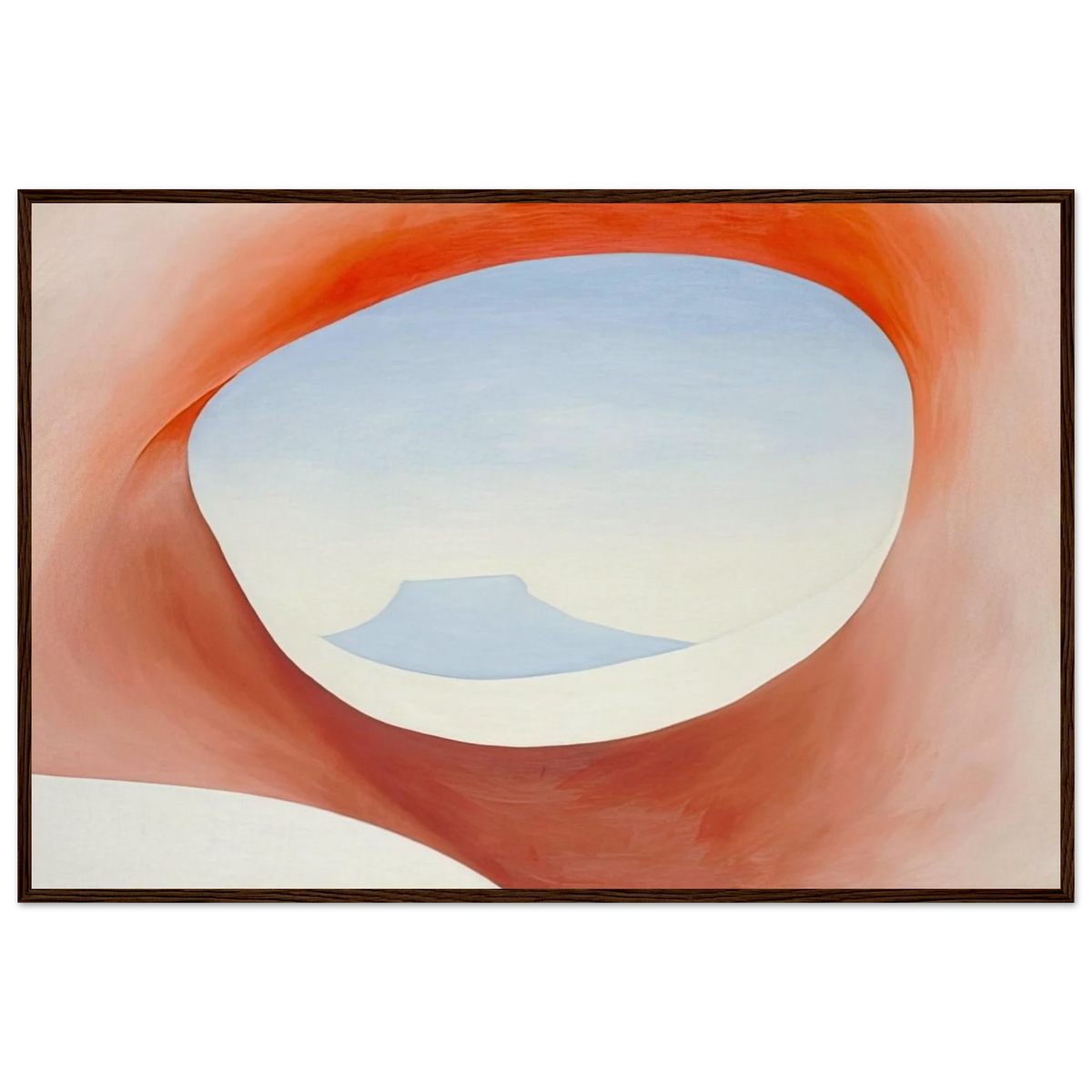 Pedernal - From the Ranch I Framed Poster | Georgia O'Keeffe Framed Prints Wall Art | Georgia O Keeffe Prints