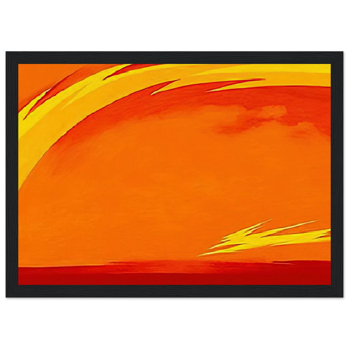 From the Plains II Framed Poster | Georgia O'Keeffe Framed Prints Wall Art | Georgia O Keeffe Prints