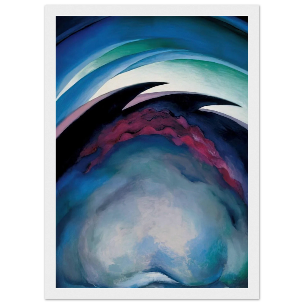 From the Plains I Framed Poster | Georgia O'Keeffe Framed Prints Wall Art | Georgia O Keeffe Prints