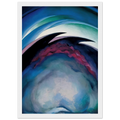 From the Plains I Framed Poster | Georgia O'Keeffe Framed Prints Wall Art | Georgia O Keeffe Prints