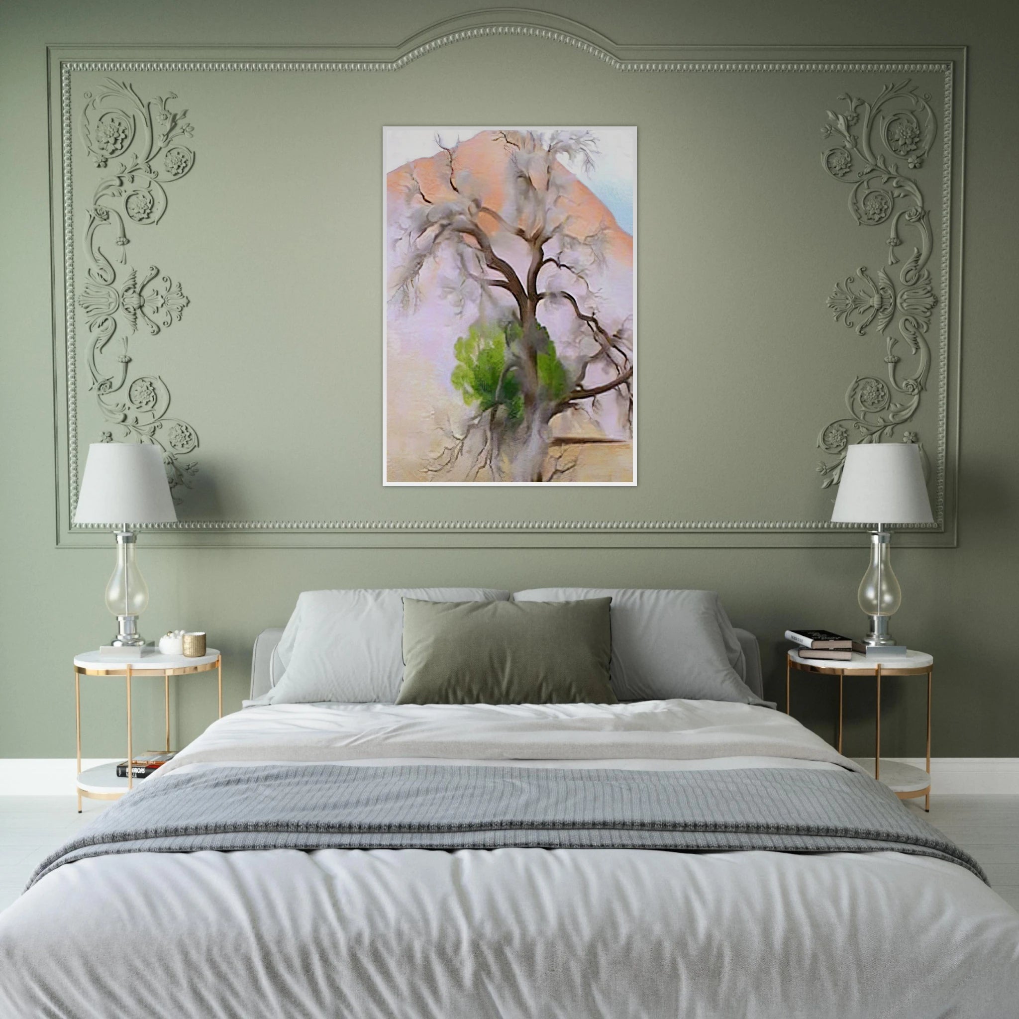 Pinons with Cedar Framed Poster | Georgia O'Keeffe Framed Prints Wall Art | Georgia O Keeffe Prints