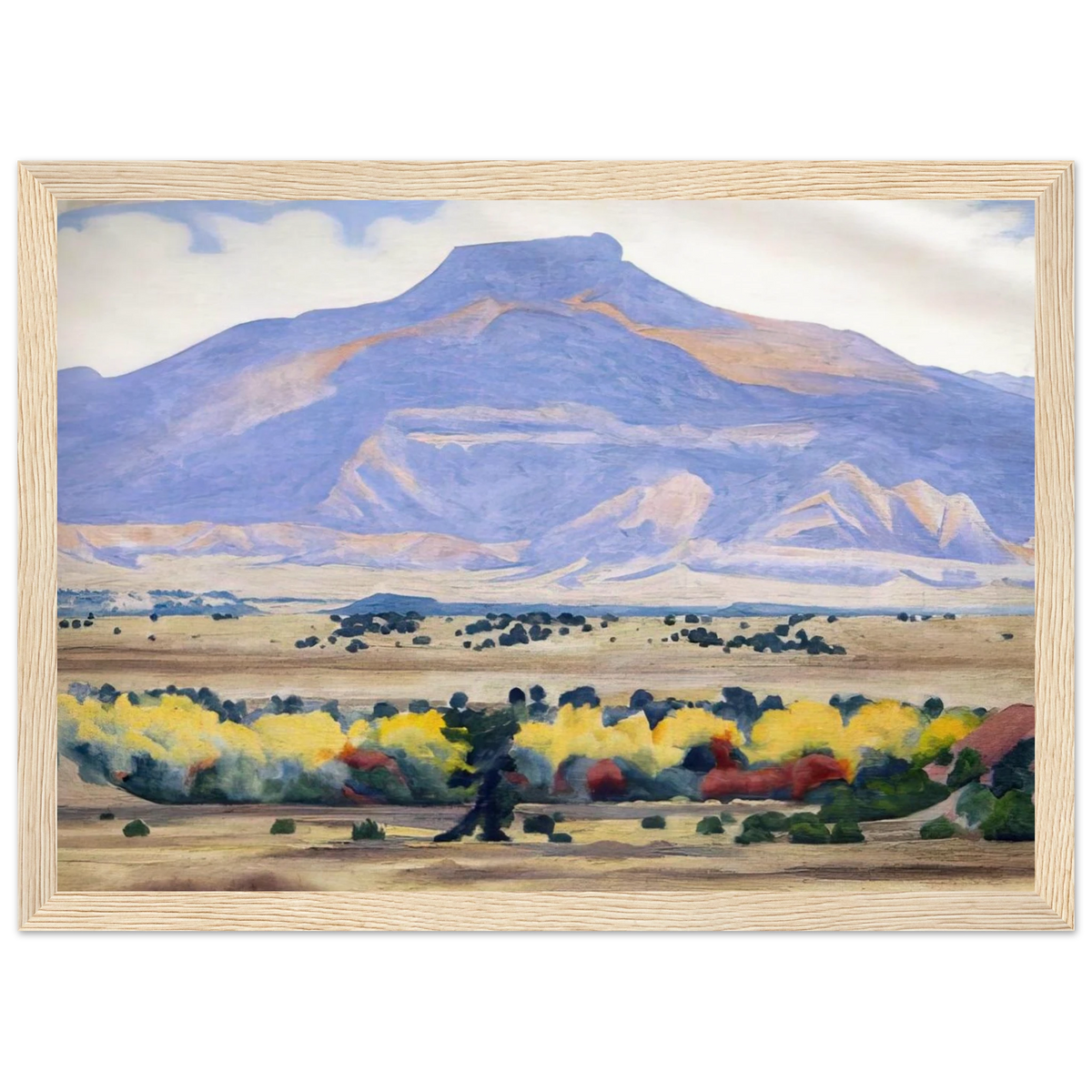 Pedernal Framed Poster | Georgia O'Keeffe Framed Prints Wall Art | Georgia O Keeffe Prints
